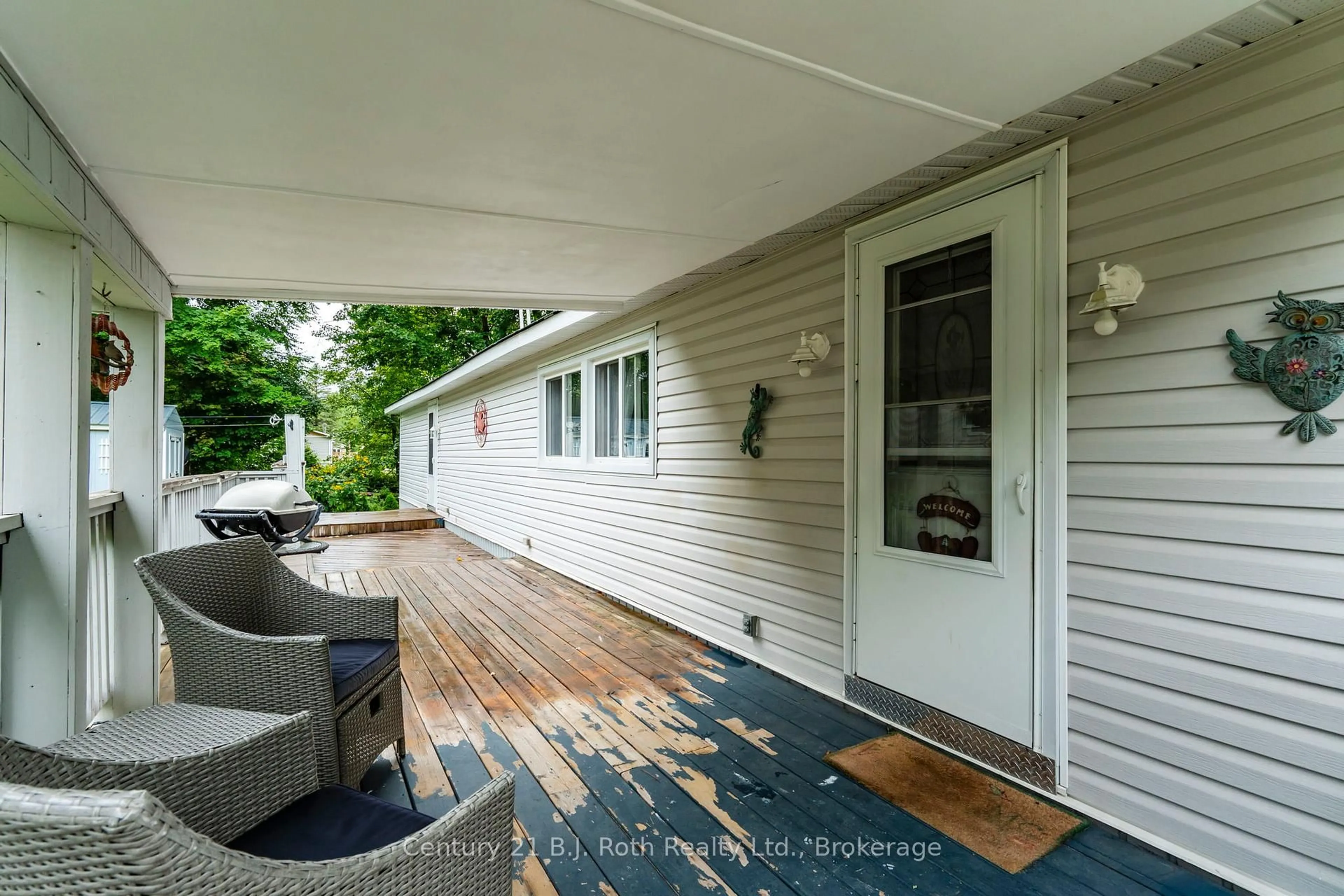 Patio, water/lake/river/ocean view for 5263 Elliott Sdrd #49, Tay Ontario L4R 4K3