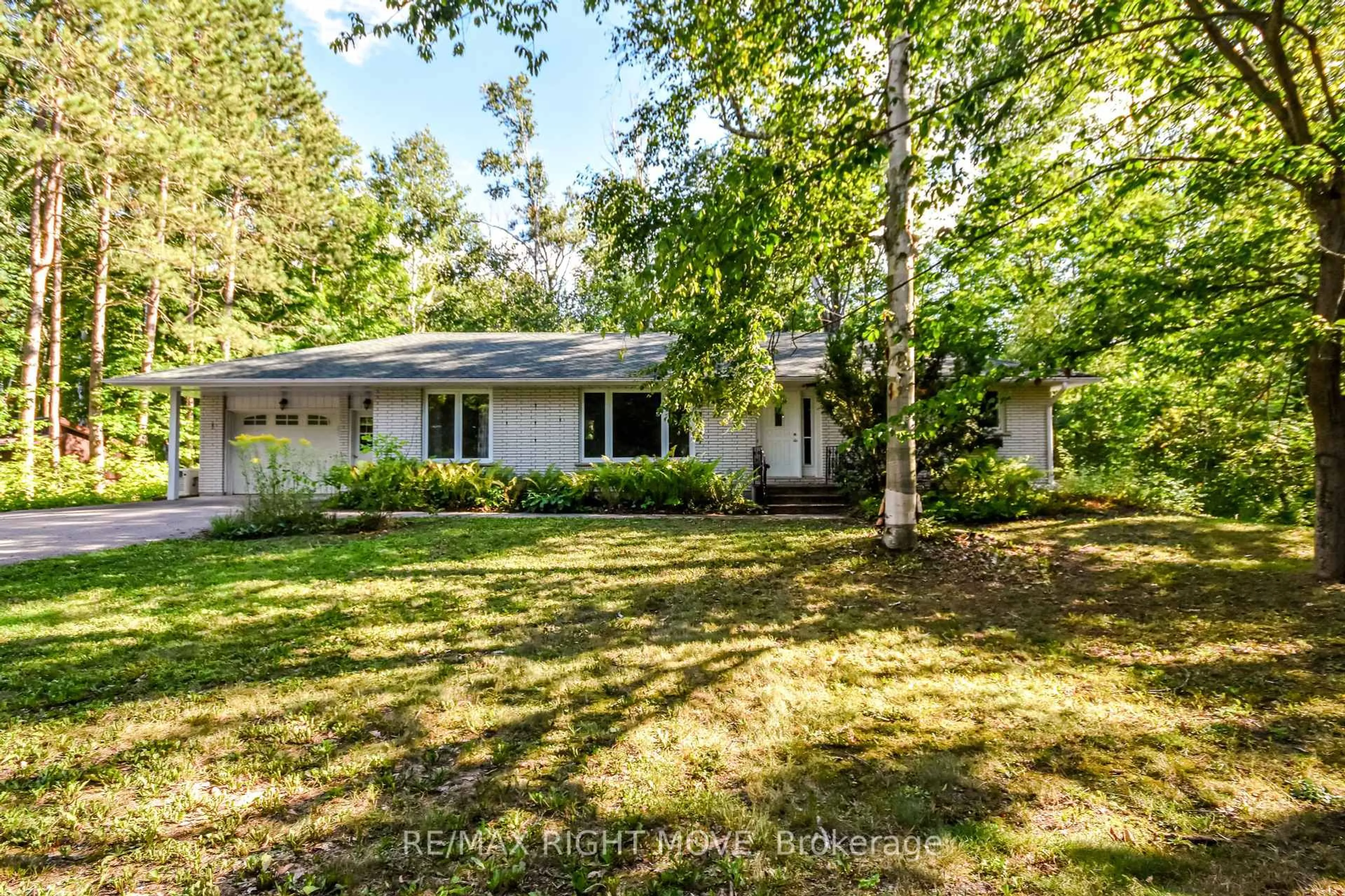 A pic from outside/outdoor area/front of a property/back of a property/a pic from drone, forest/trees view for 1781 Mt. St. Louis Rd, Oro-Medonte Ontario L0K 1E0