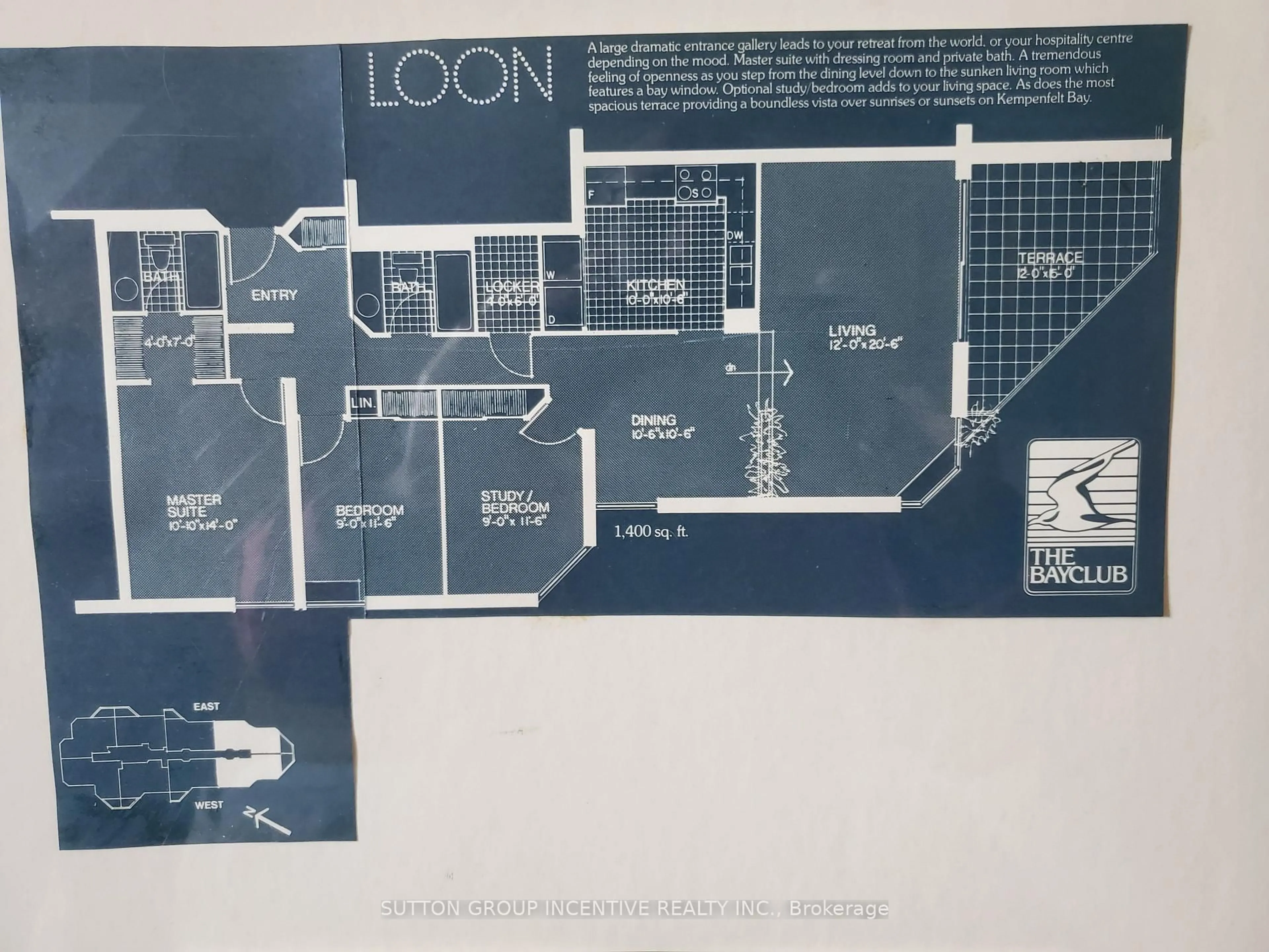 Floor plan for 181 Collier St #307, Barrie Ontario L4M 5L6