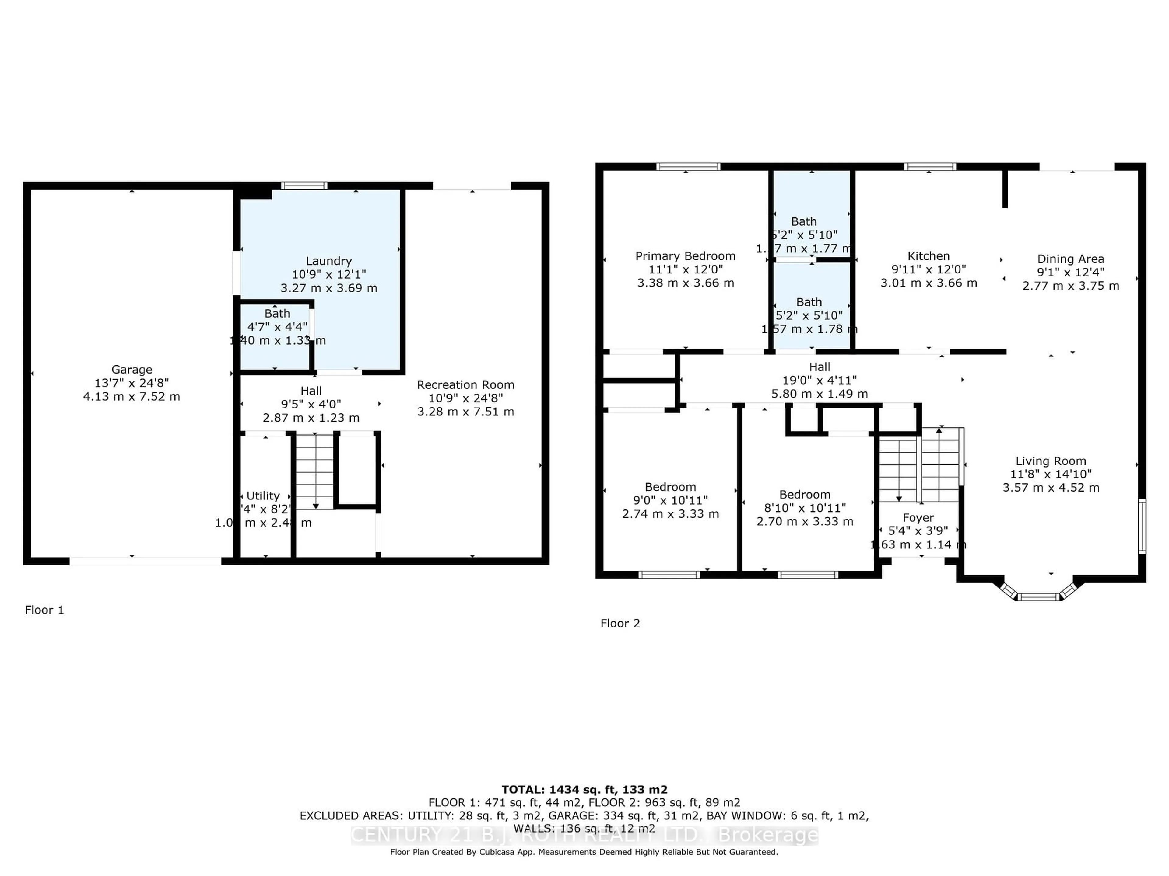 Floor plan for 212 Borland St, Orillia Ontario L3V 2C3