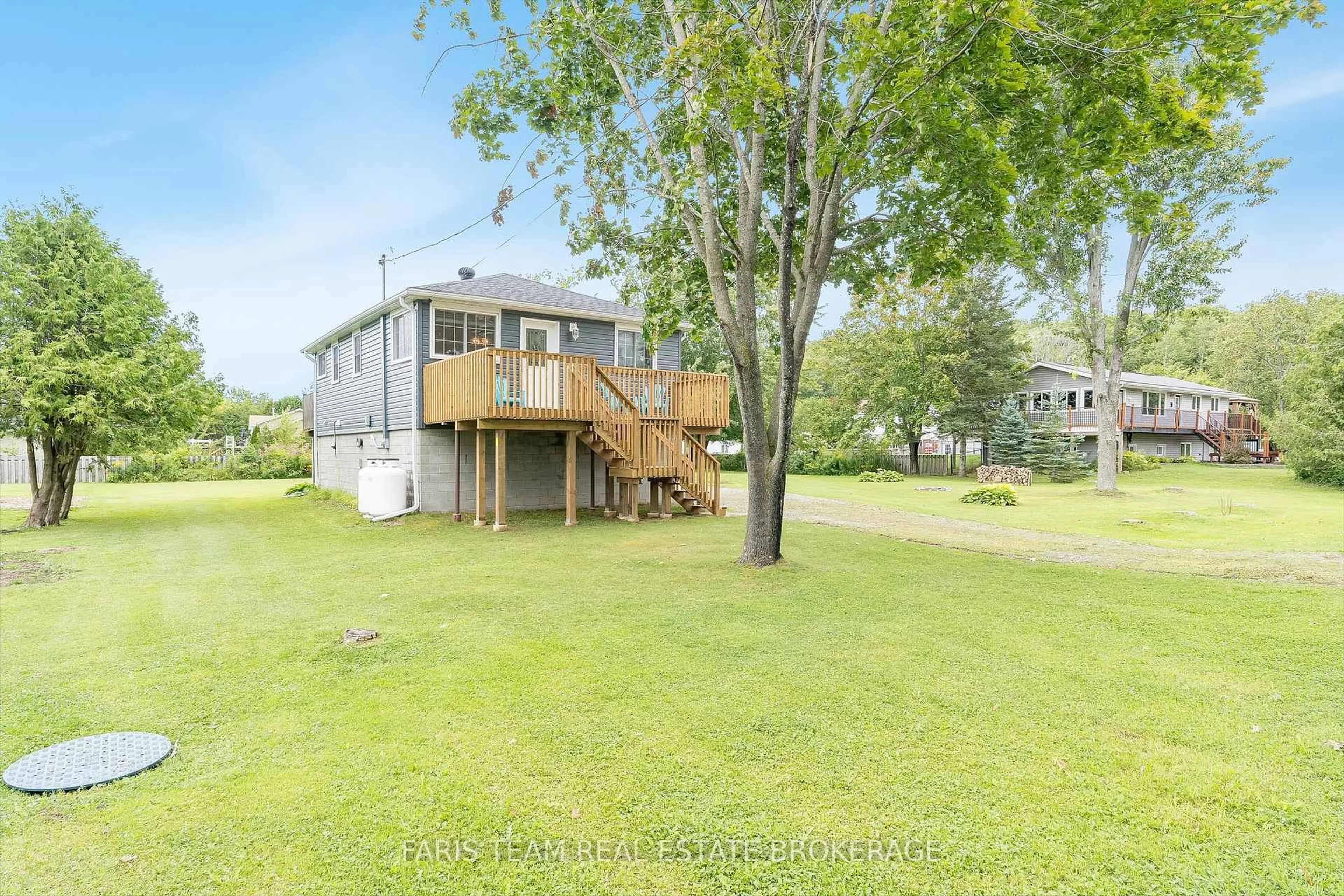 A pic from outside/outdoor area/front of a property/back of a property/a pic from drone, water/lake/river/ocean view for 11 Tanners Rd, Tay Ontario L0K 2C0