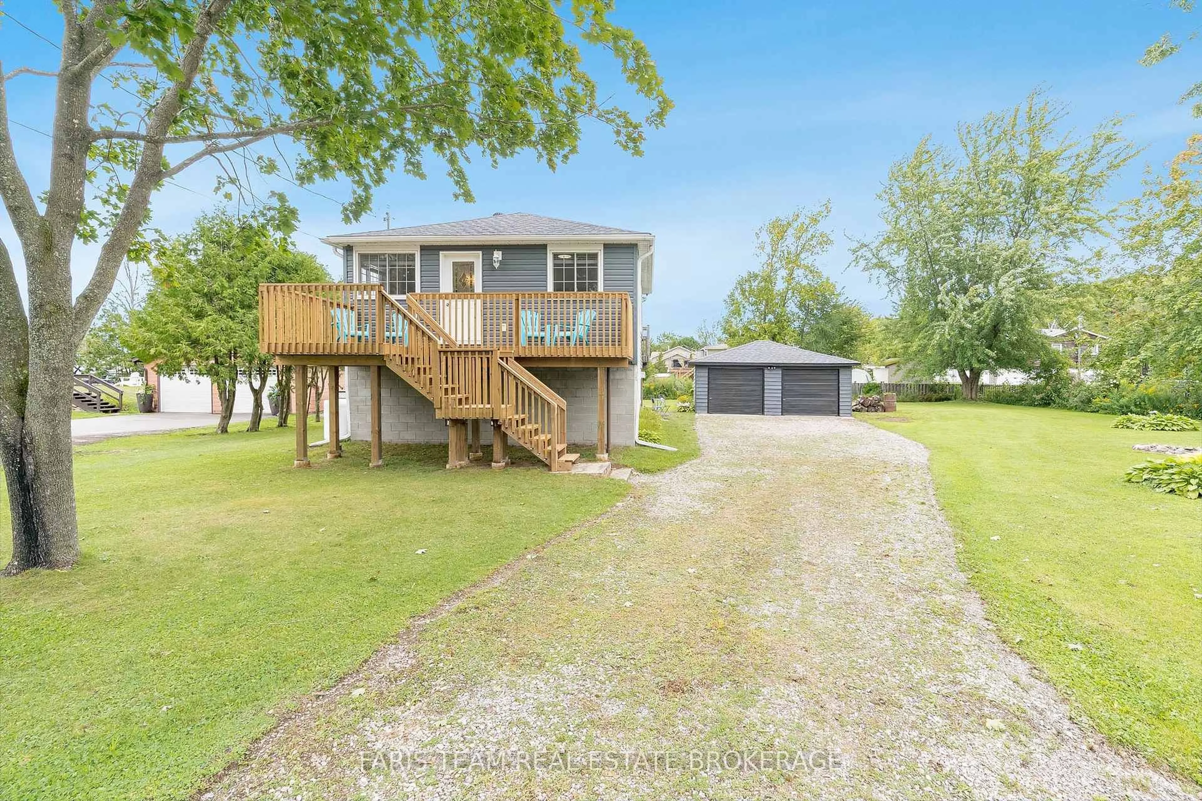 A pic from outside/outdoor area/front of a property/back of a property/a pic from drone, water/lake/river/ocean view for 11 Tanners Rd, Tay Ontario L0K 2C0