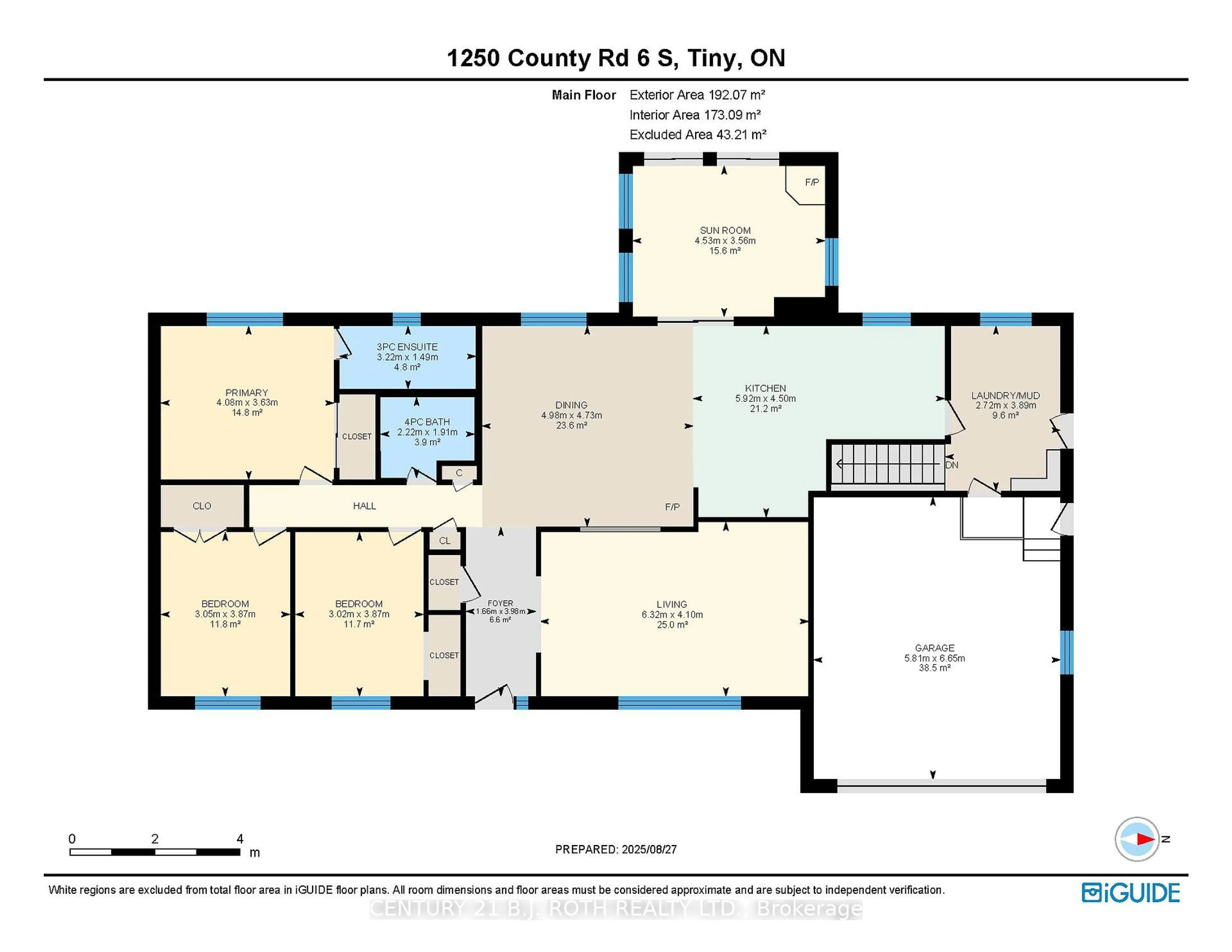 Floor plan for 1250 County Road 6 Rd, Tiny Ontario L0L 2T0