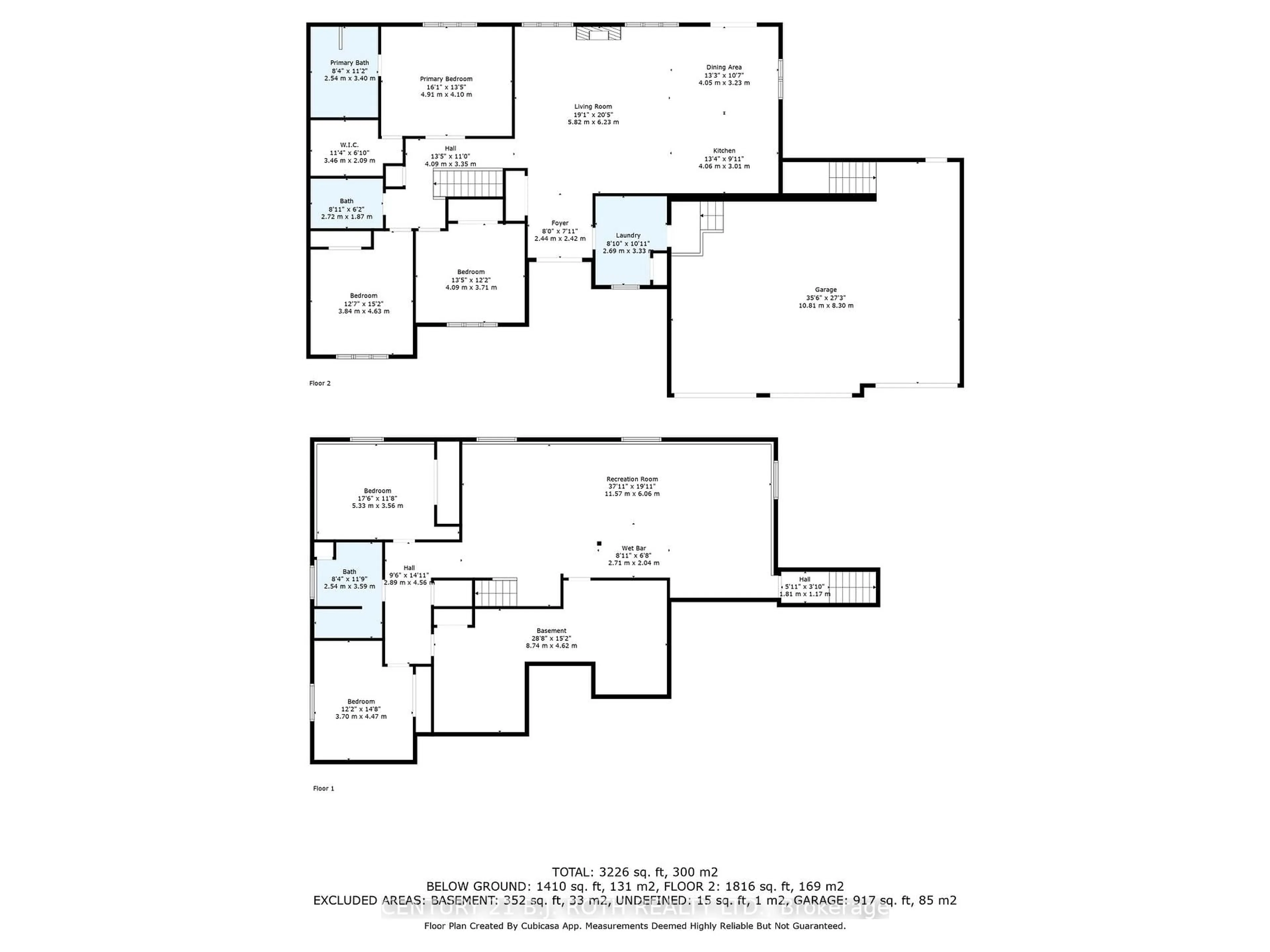 Floor plan for 27 Houben Cres, Oro-Medonte Ontario L0L 1T0