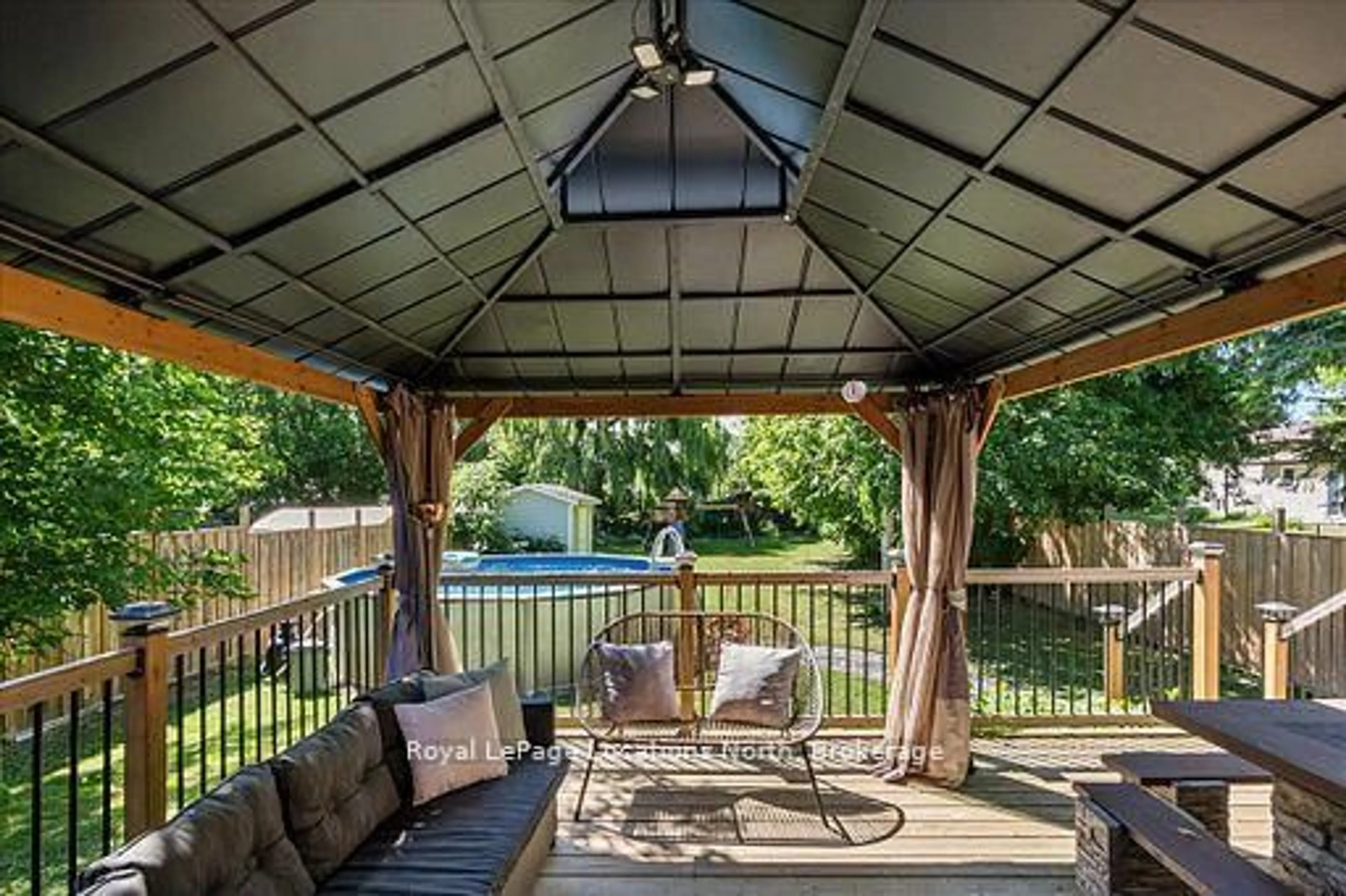 Patio, water/lake/river/ocean view for 201 Beech St, Clearview Ontario L0M 1S0