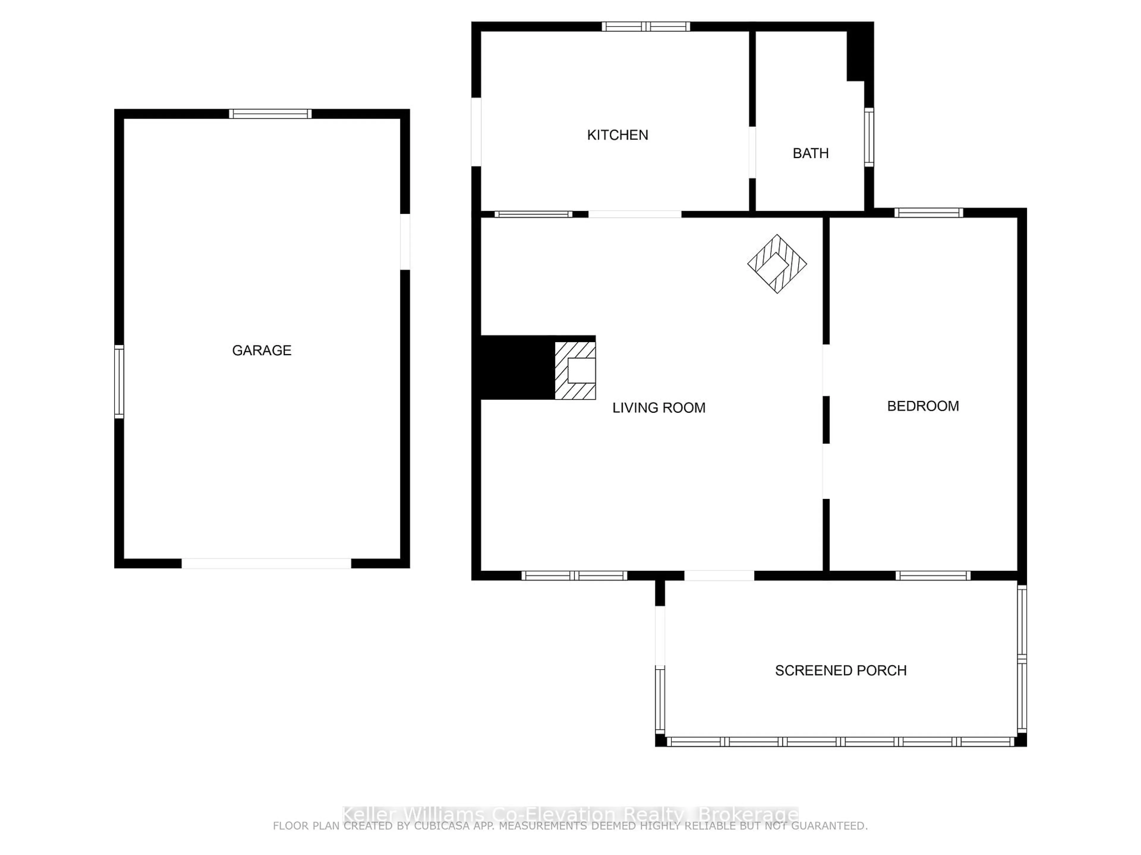 Floor plan for 1840 Island Rd, Severn Ontario L0K 1E0