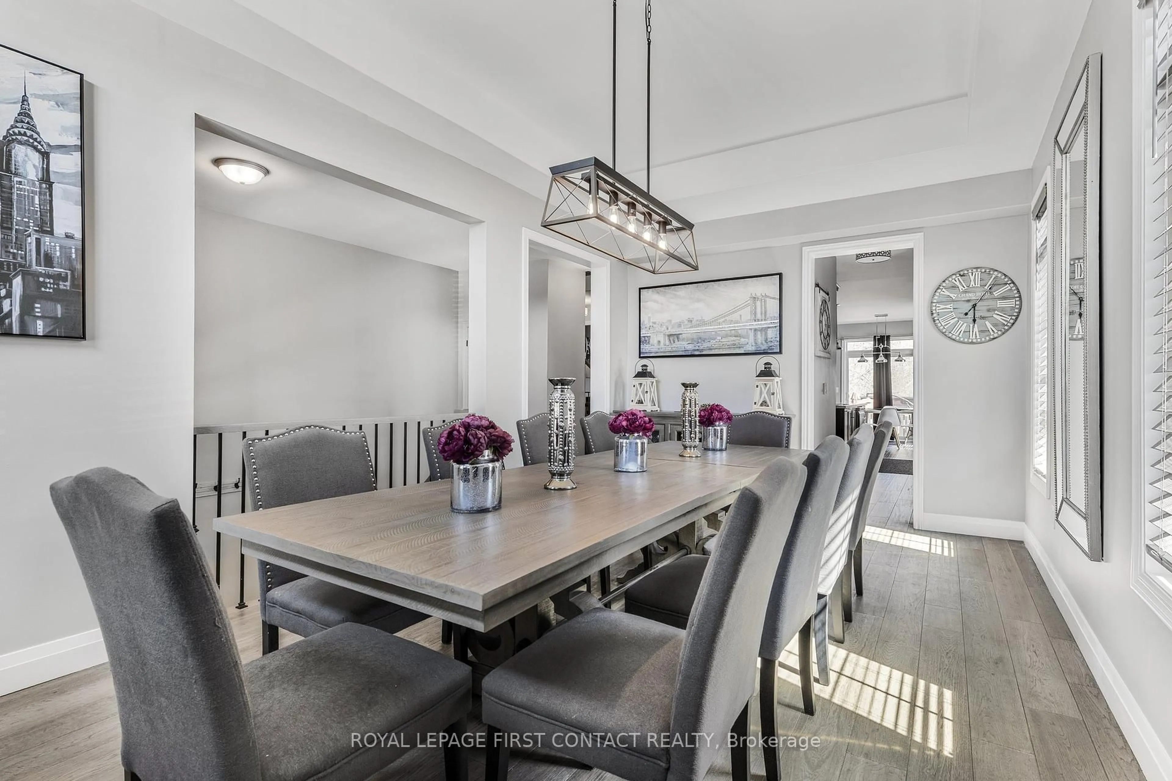 Dining room, ceramic/tile floor for 3075 Orion Blvd, Orillia Ontario L3V 6H2