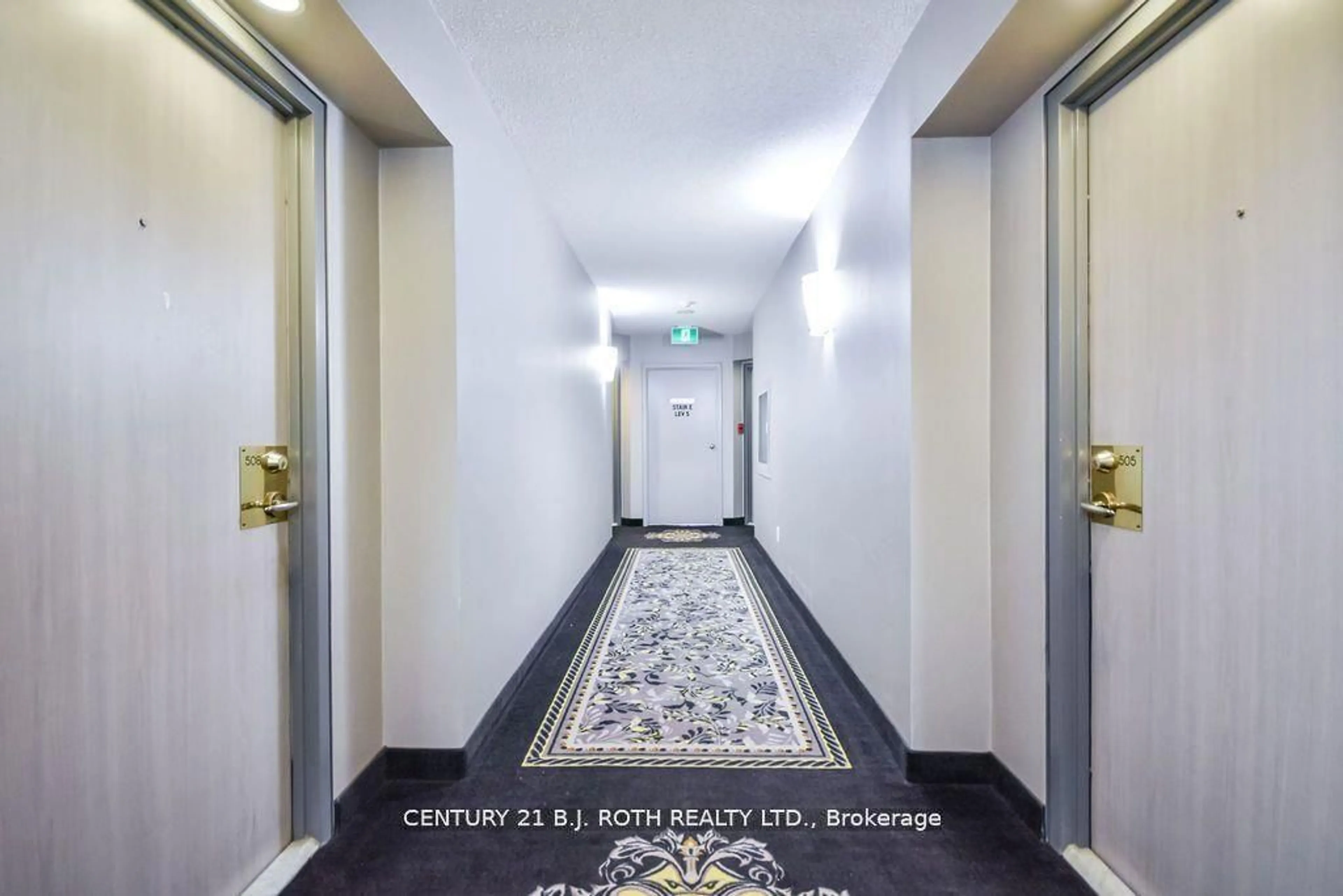 Indoor foyer for 150 Dunlop St #508, Barrie Ontario L4M 6H1