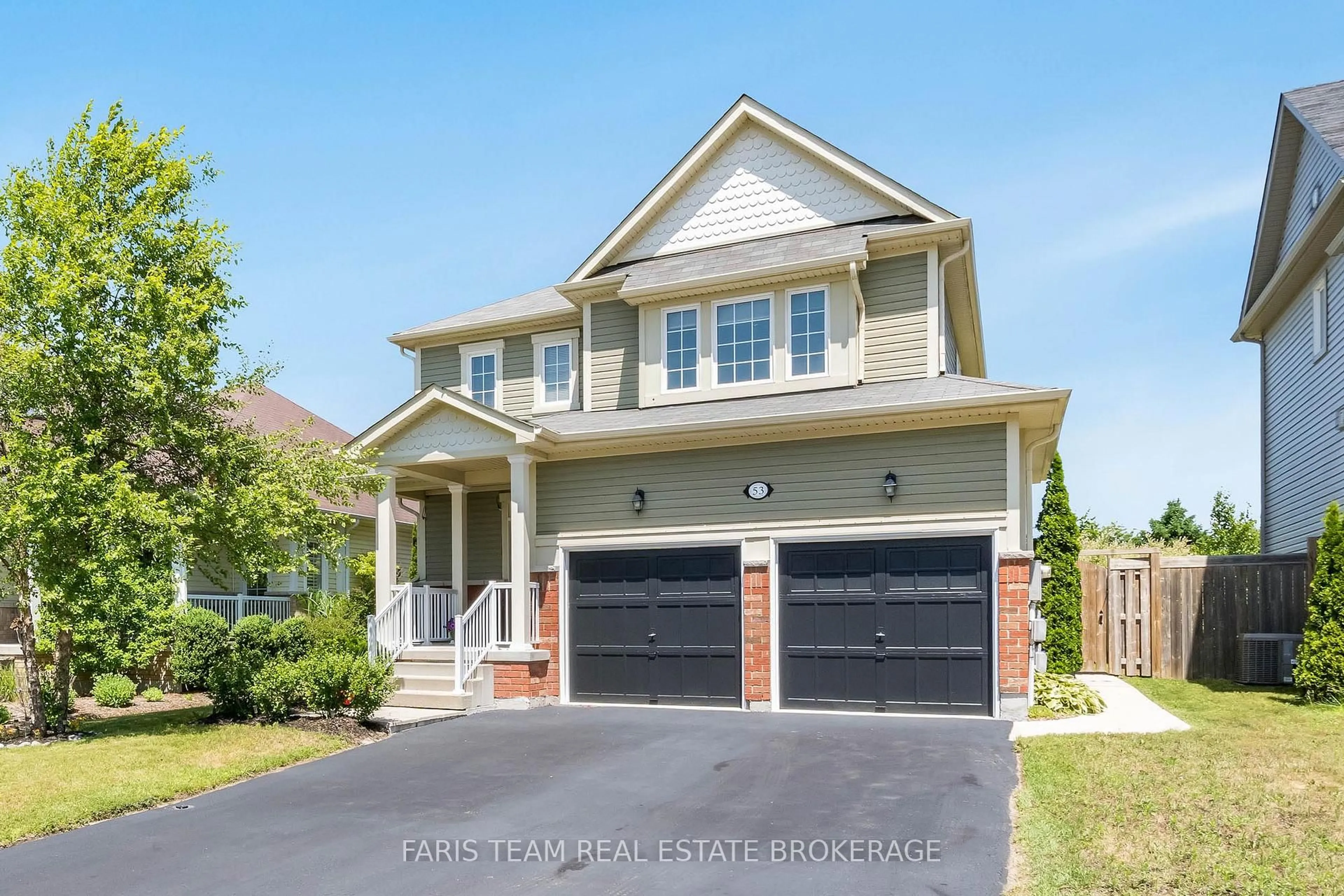 Home with brick exterior material, street for 53 Christy Dr, Wasaga Beach Ontario L9Z 0E5