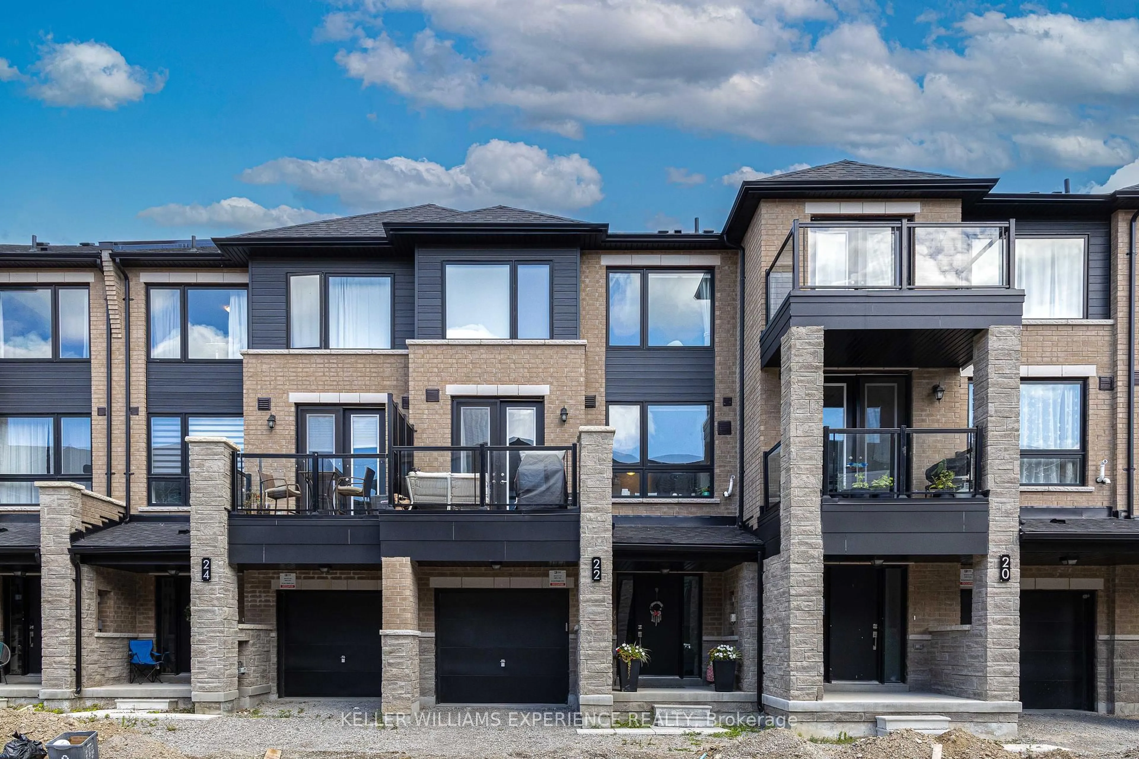 Home with brick exterior material, street for 22 Red Maple Lane, Barrie Ontario L9J 0N4