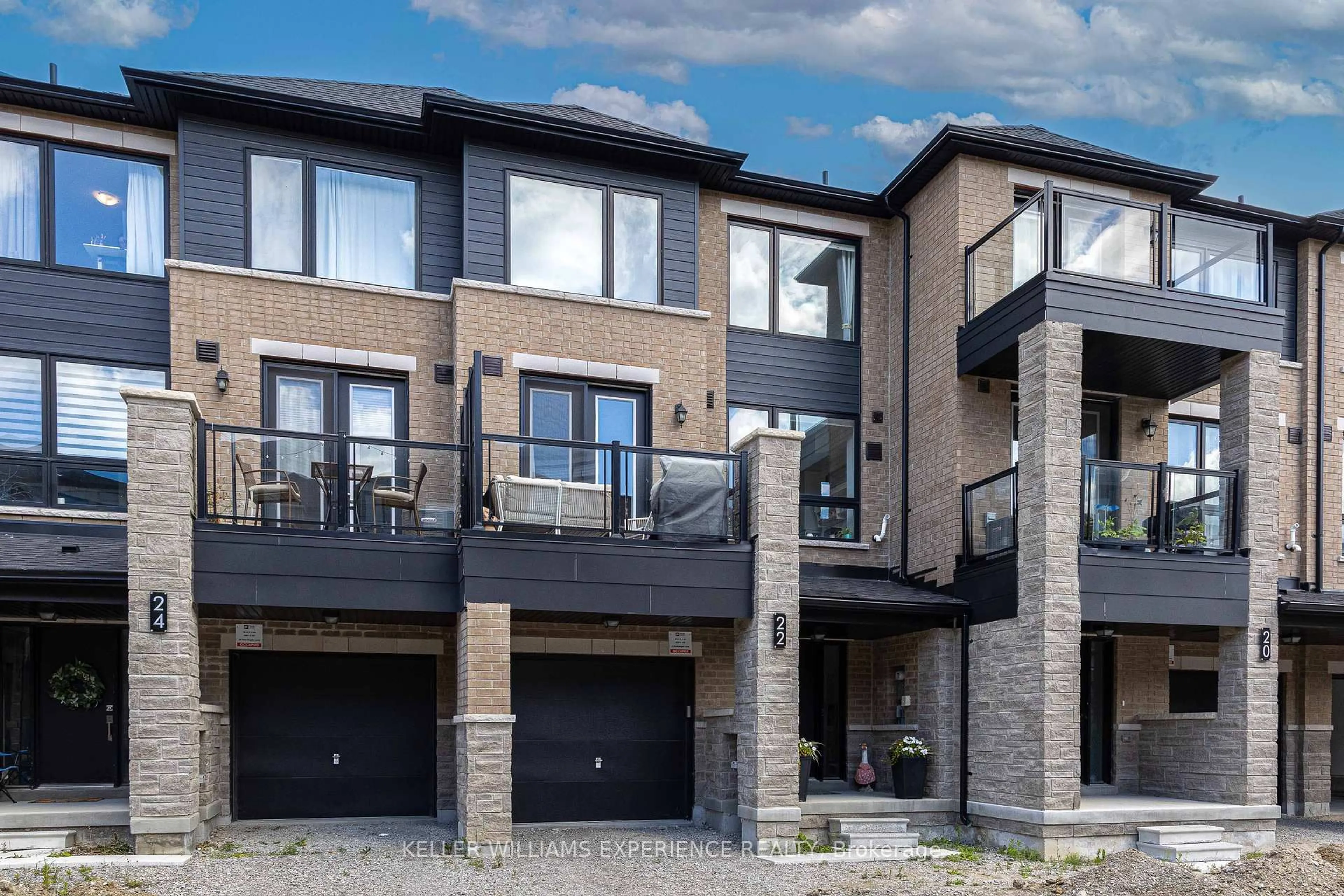 Home with brick exterior material, street for 22 Red Maple Lane, Barrie Ontario L9J 0N4