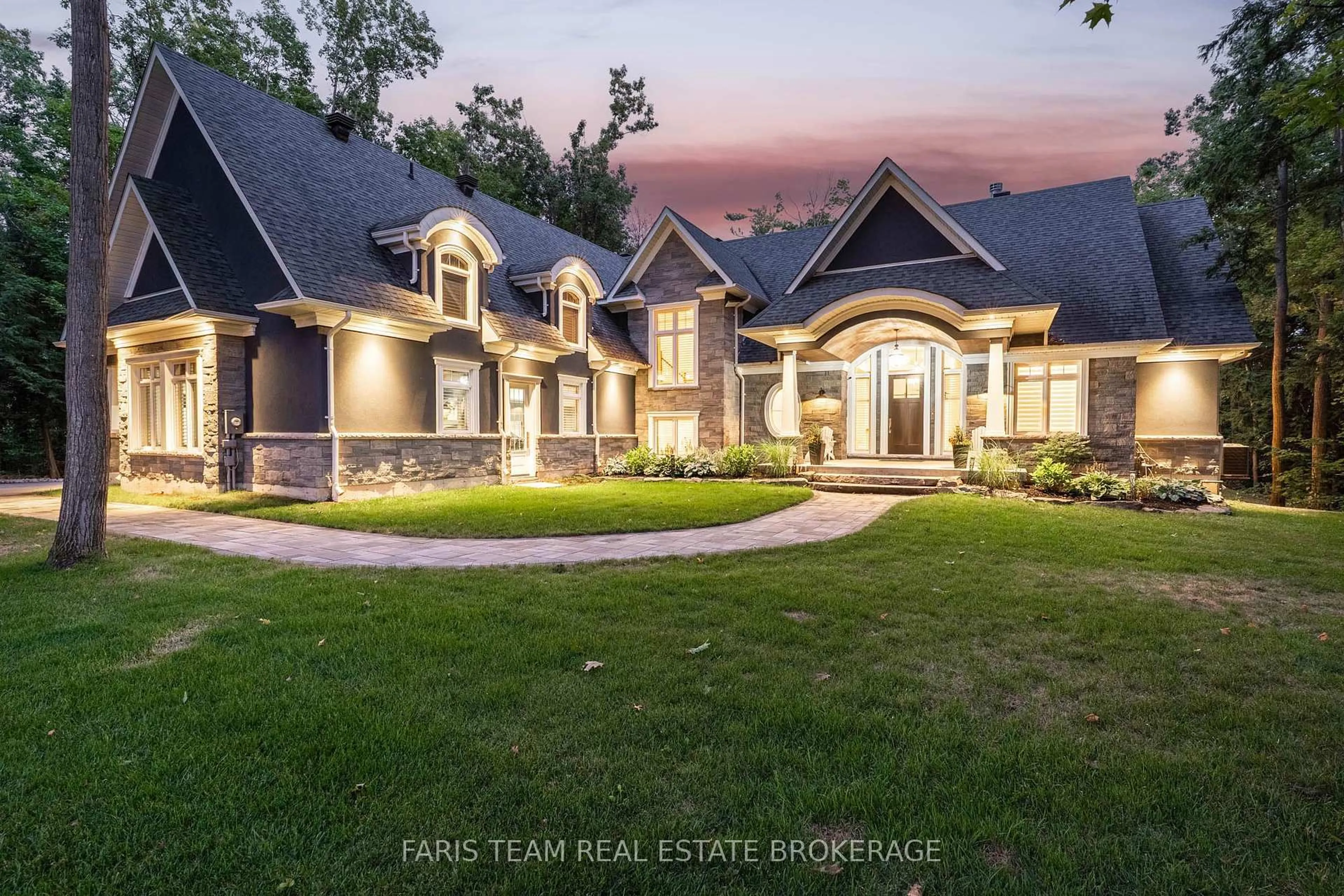 Home with brick exterior material, unknown for 20 Barrie Hill Lane, Springwater Ontario L9X 0A1