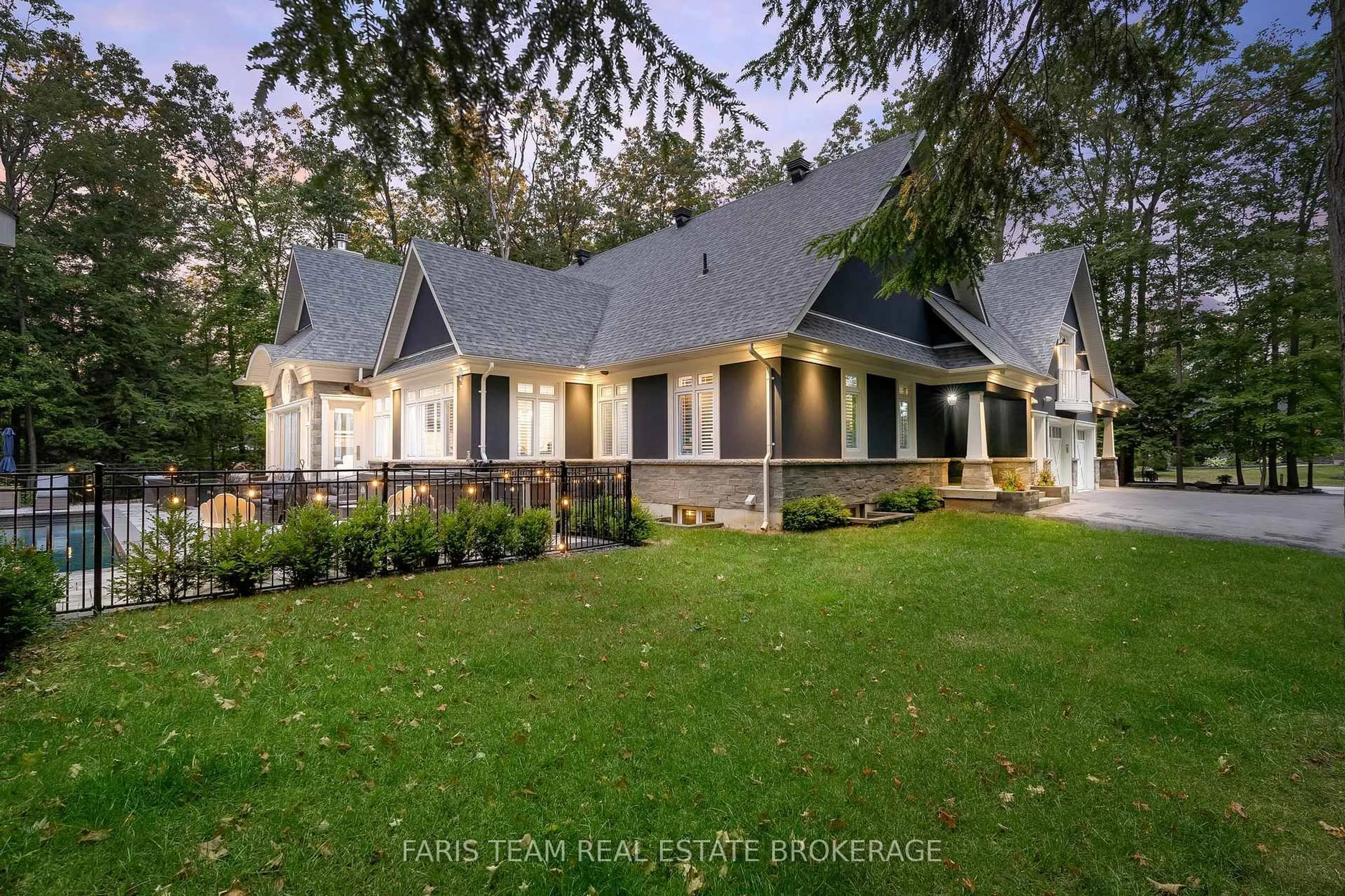 Home with vinyl exterior material, street for 20 Barrie Hill Lane, Springwater Ontario L9X 0A1