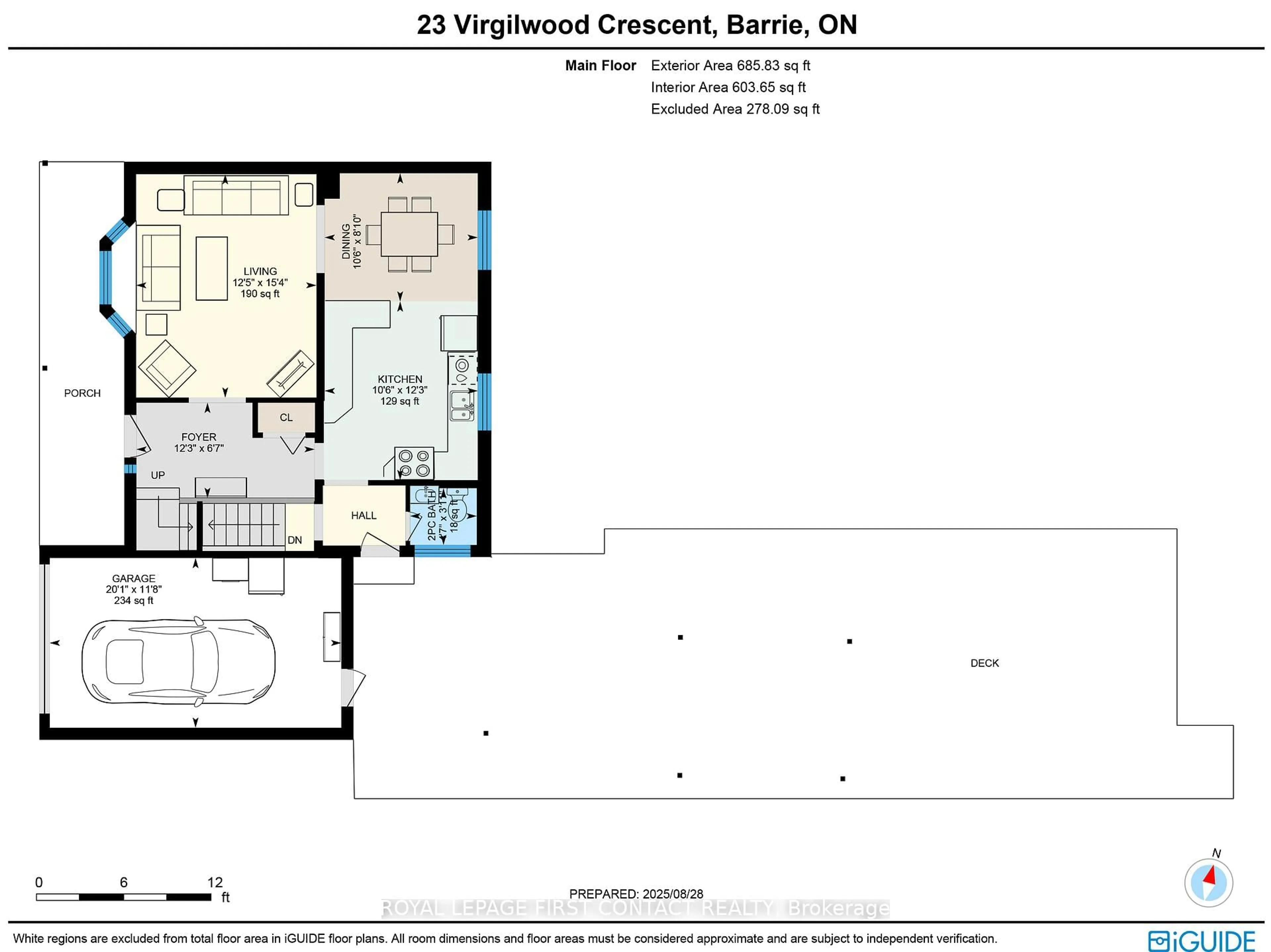 Floor plan for 23 Virgilwood Cres, Barrie Ontario L4M 4X6