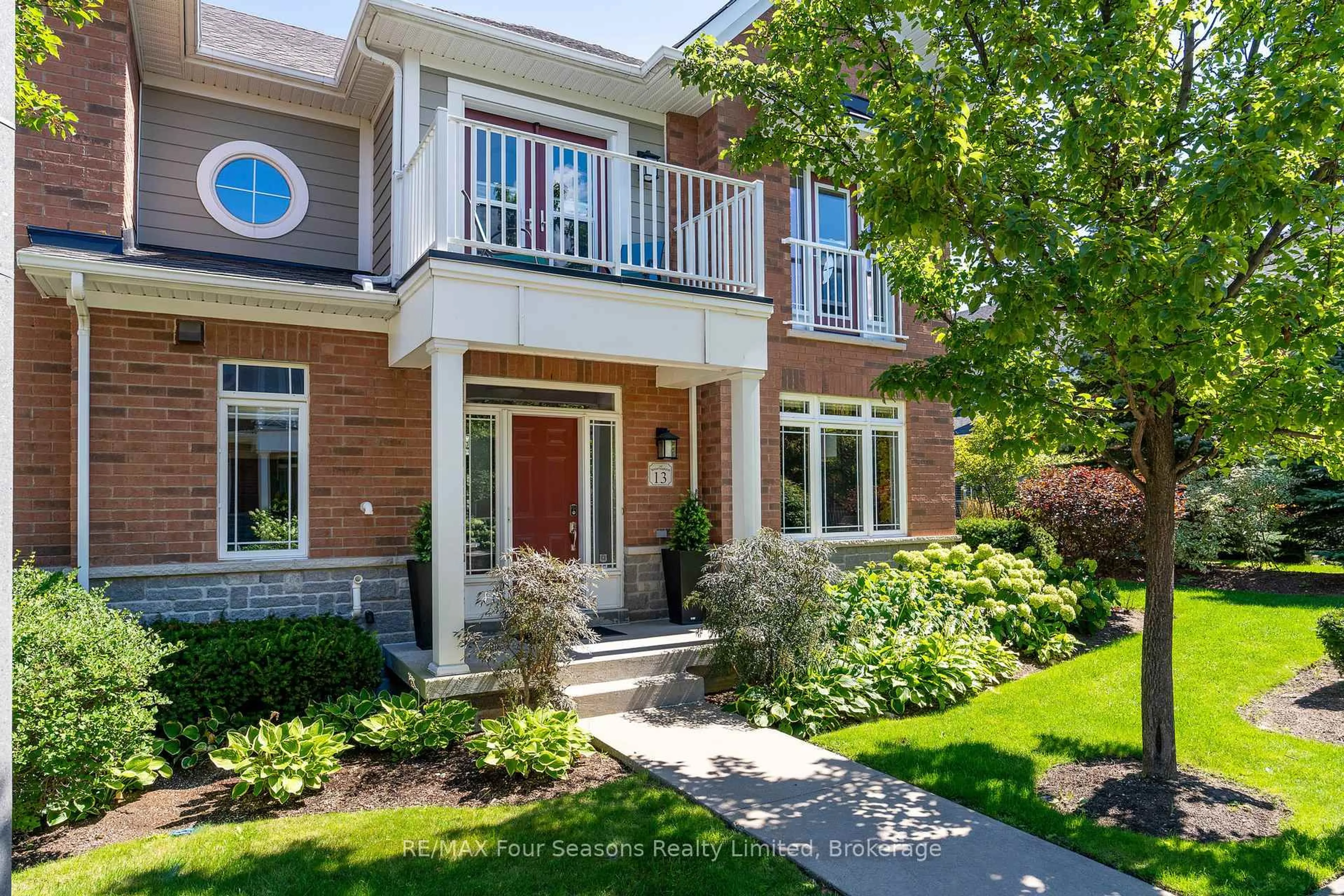 Home with brick exterior material, street for 13 Westmount Mews, Collingwood Ontario L9Y 0J9