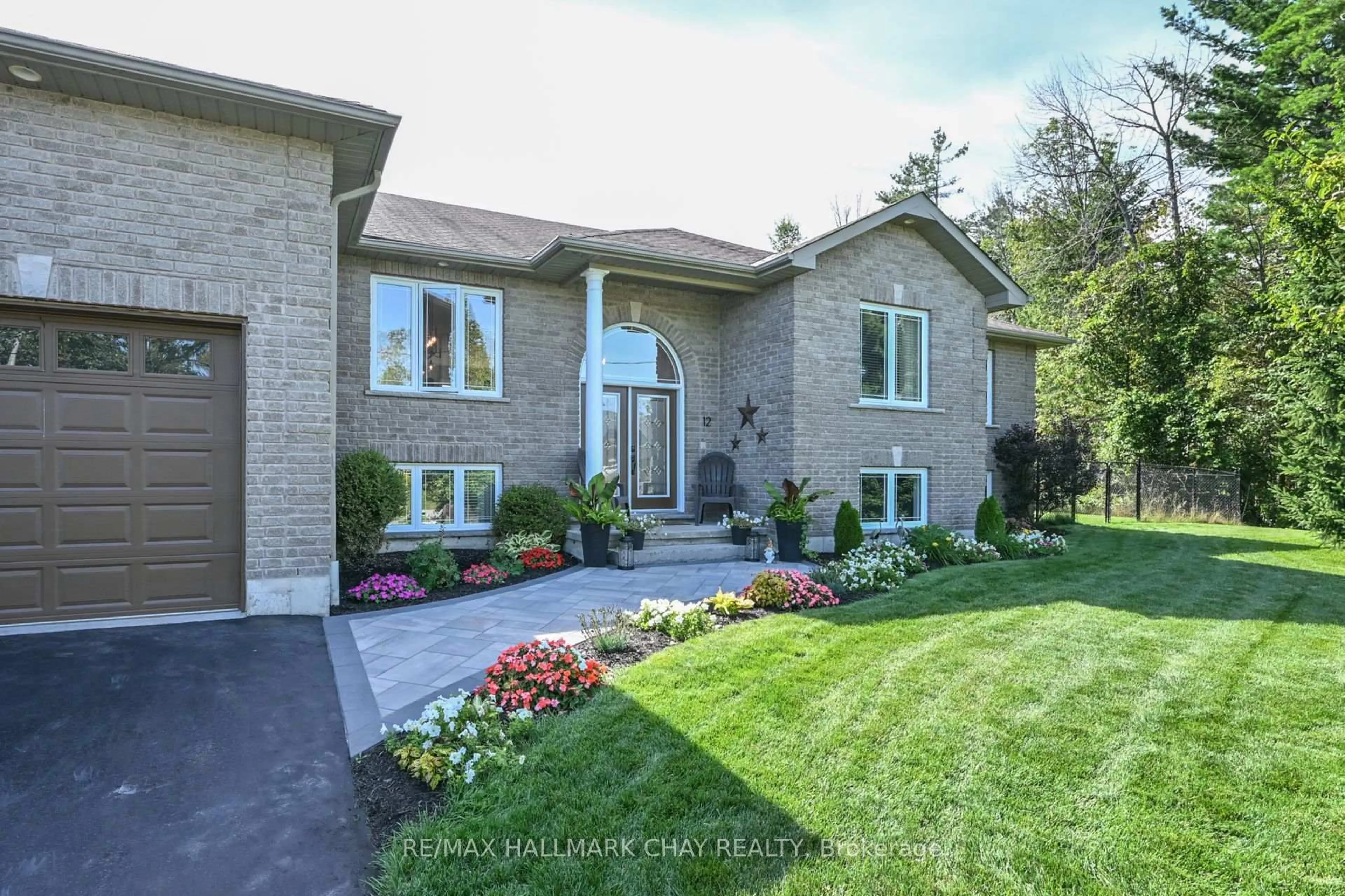 Home with brick exterior material, street for 12 Symond Ave, Oro-Medonte Ontario L0L 2E0