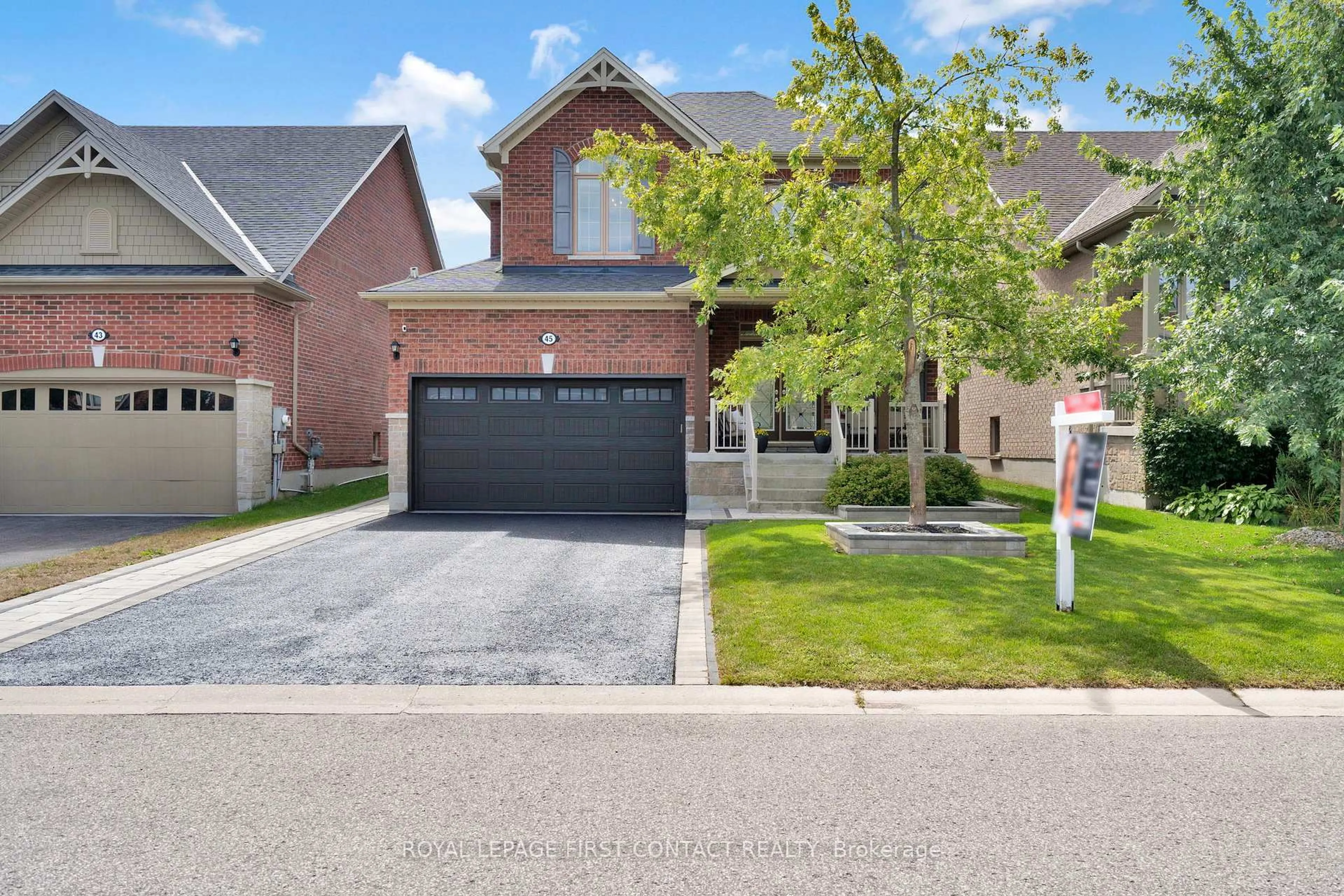 Home with brick exterior material, street for 45 Cameron St, Springwater Ontario L9X 0S4