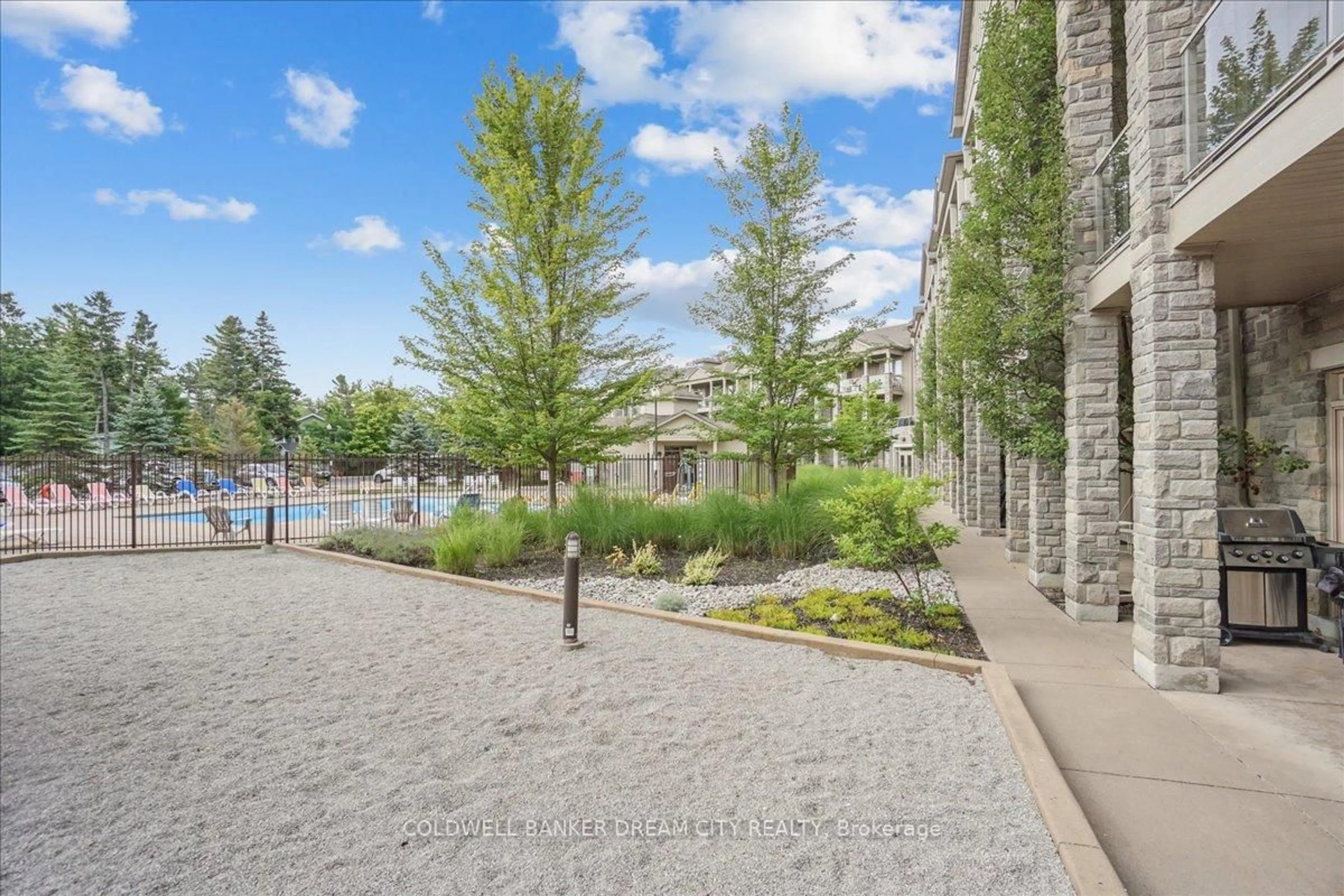 Patio, water/lake/river/ocean view for 764 River Rd #111, Wasaga Beach Ontario L9Z 2M7