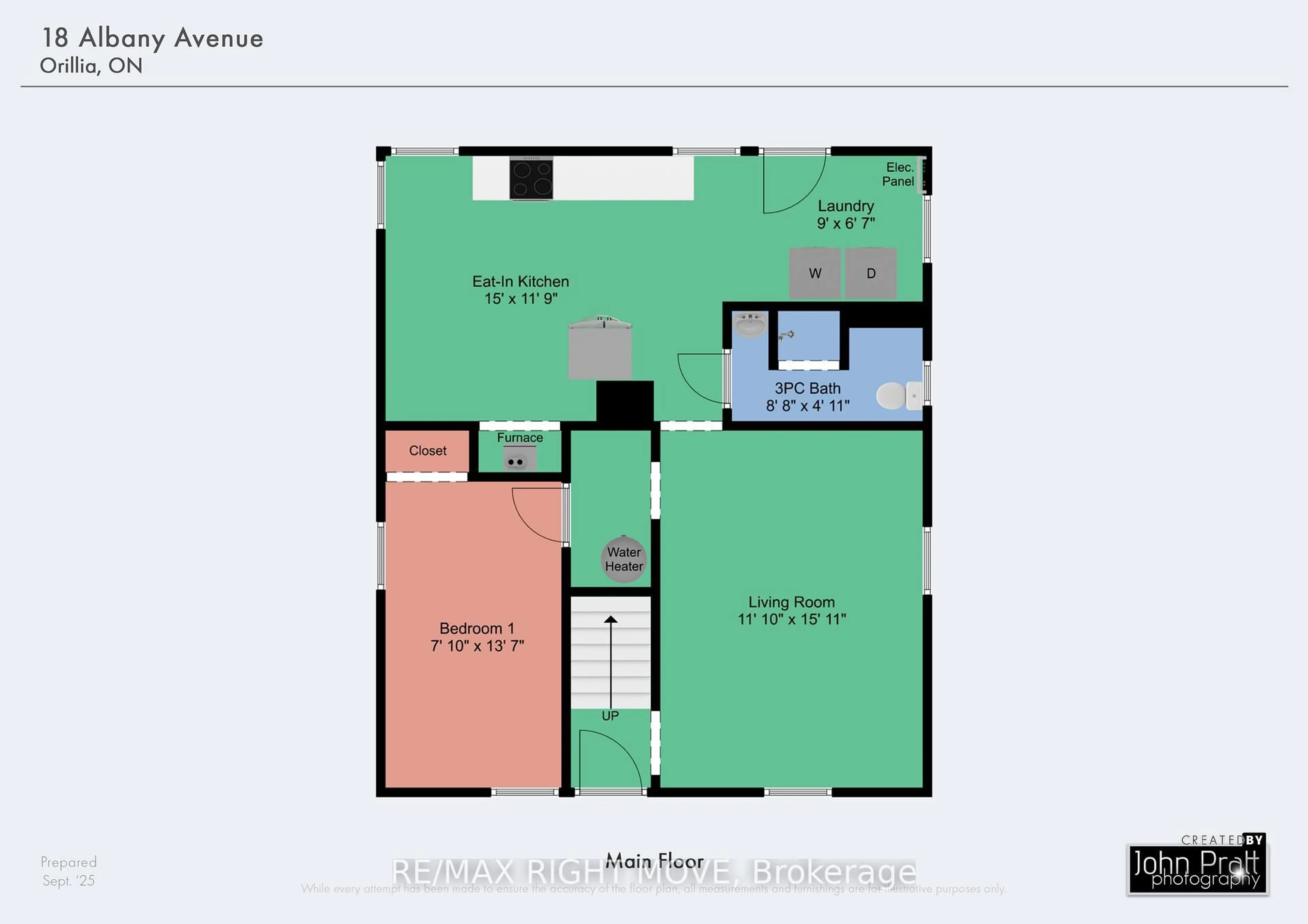 Floor plan for 18 Albany Ave, Orillia Ontario L3V 2T3