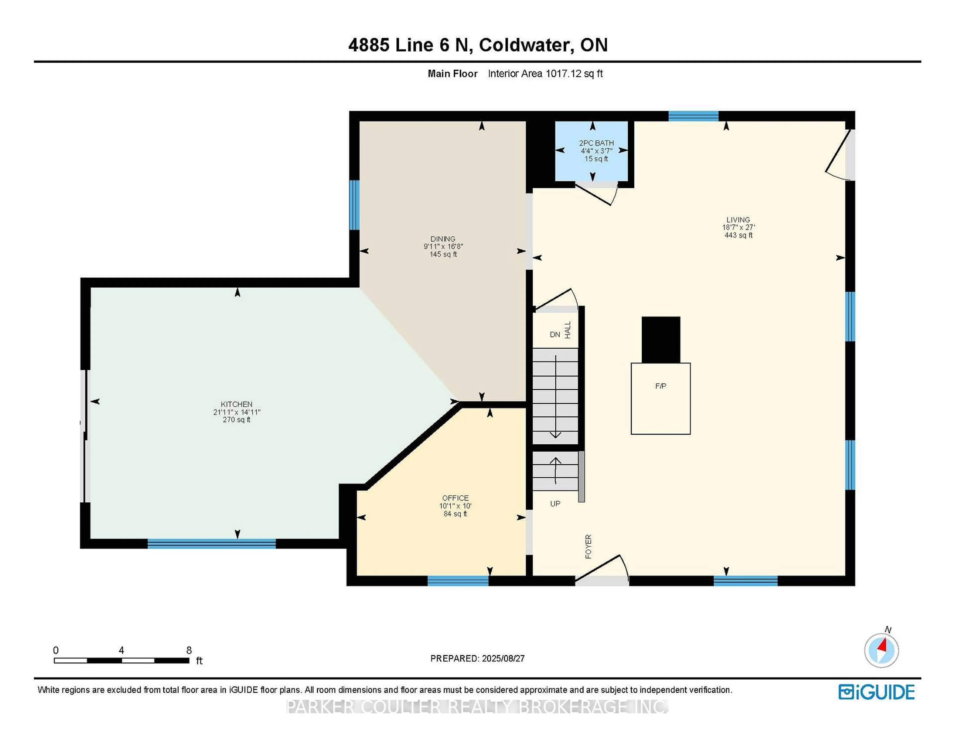 Floor plan for 4885 6 Line, Oro-Medonte Ontario L0K 1E0