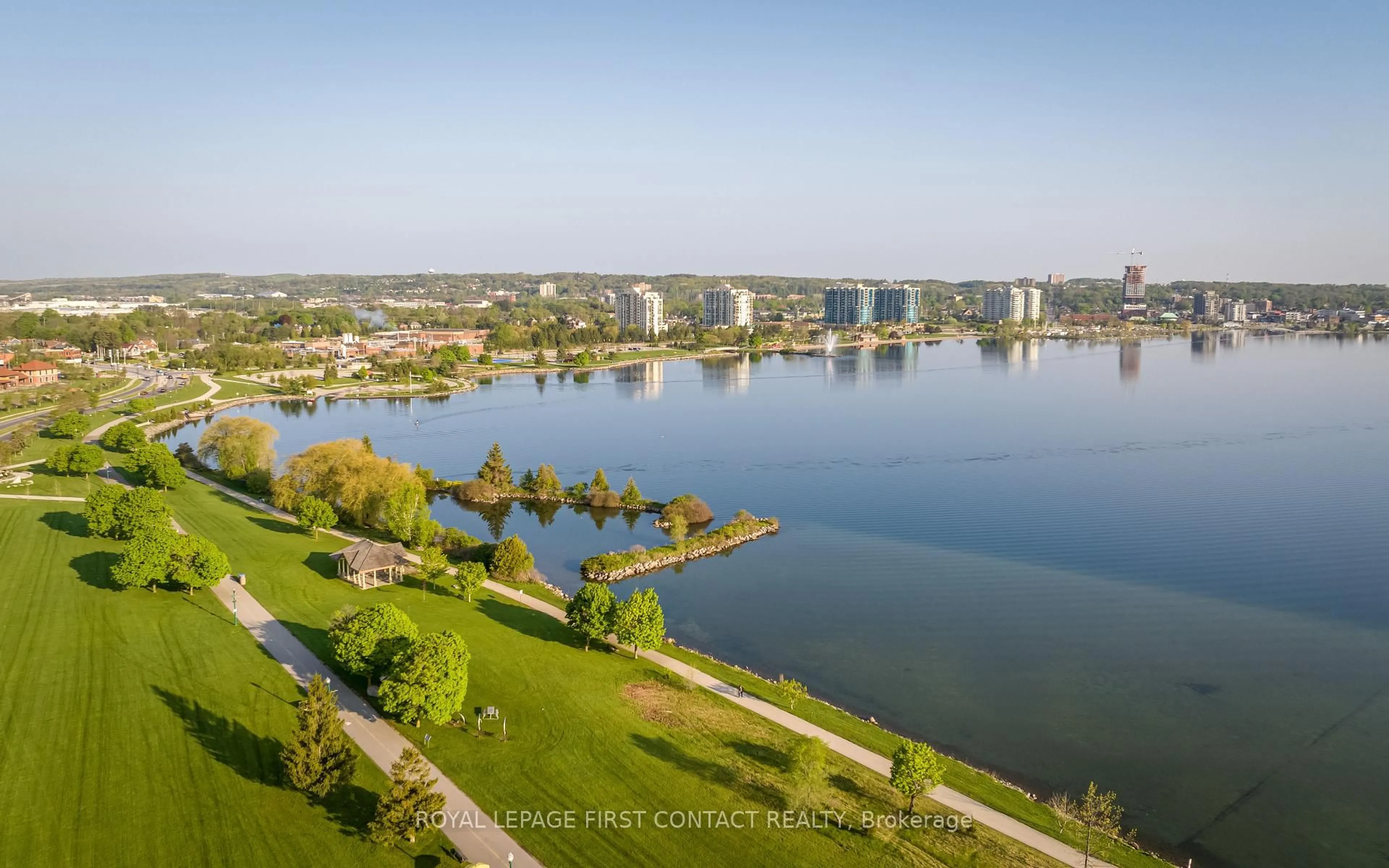 A pic from outside/outdoor area/front of a property/back of a property/a pic from drone, water/lake/river/ocean view for 4 Alderwood Lane, Barrie Ontario L4N 3J2