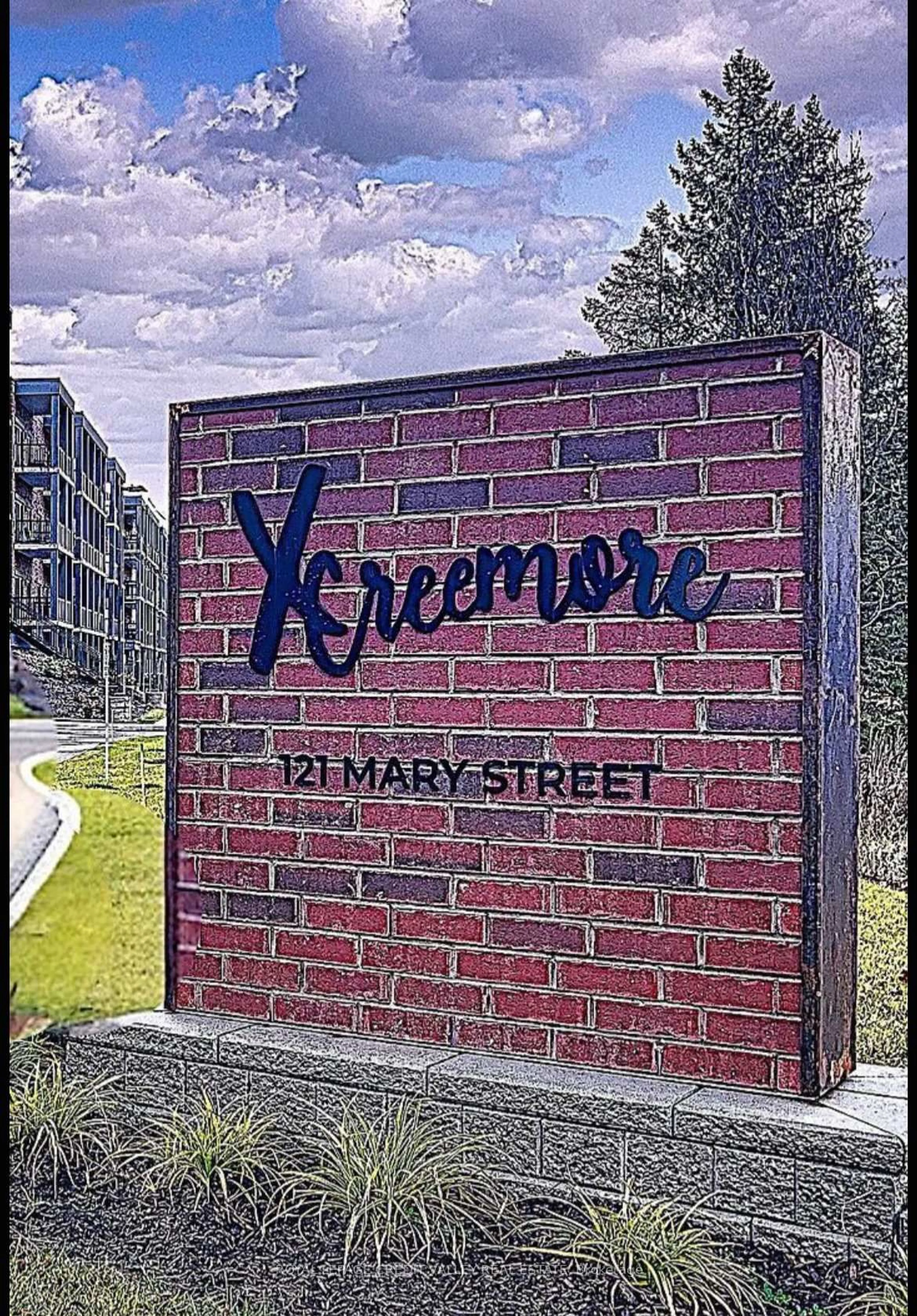 A pic from outside/outdoor area/front of a property/back of a property/a pic from drone, street for 121 Mary St #201, Clearview Ontario L0M 1G0