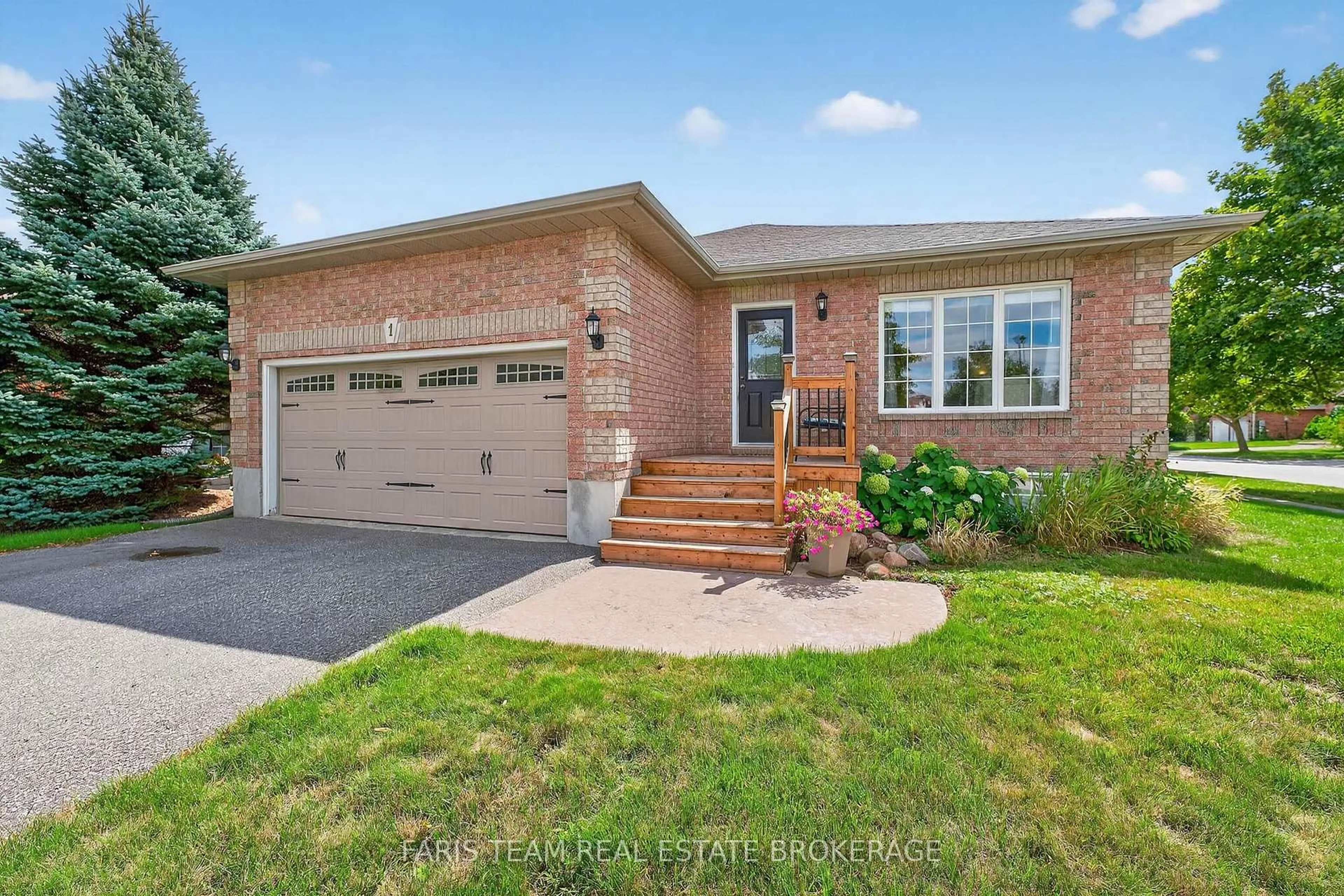 Home with brick exterior material, street for 1 Touchette Dr, Barrie Ontario L4N 7L8