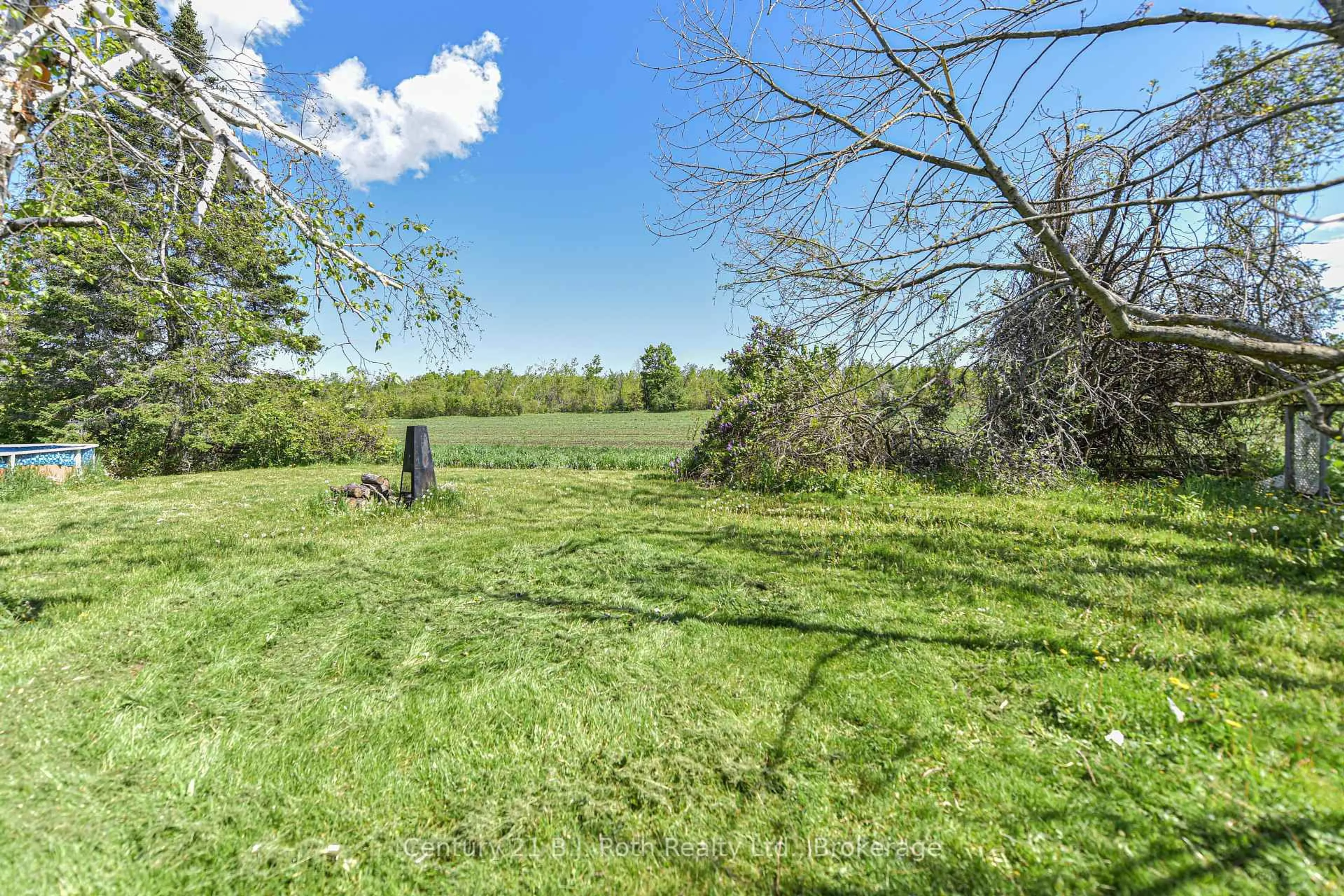A pic from outside/outdoor area/front of a property/back of a property/a pic from drone, forest/trees view for 1535 15/16 Sdrd, Oro-Medonte Ontario L0L 1T0