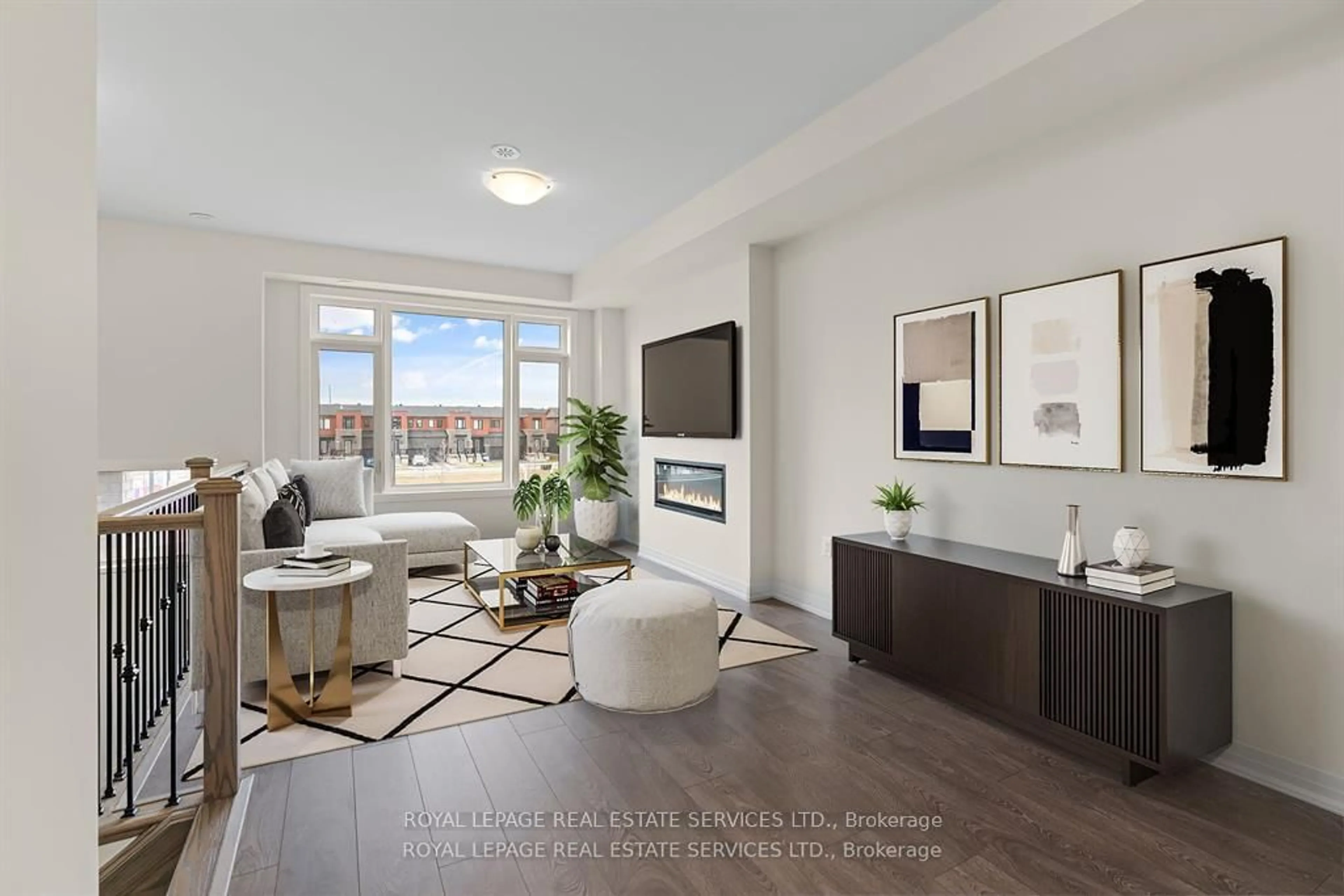 Living room with furniture, unknown for 27 Cherry Hill Lane, Barrie Ontario L4N 6K7