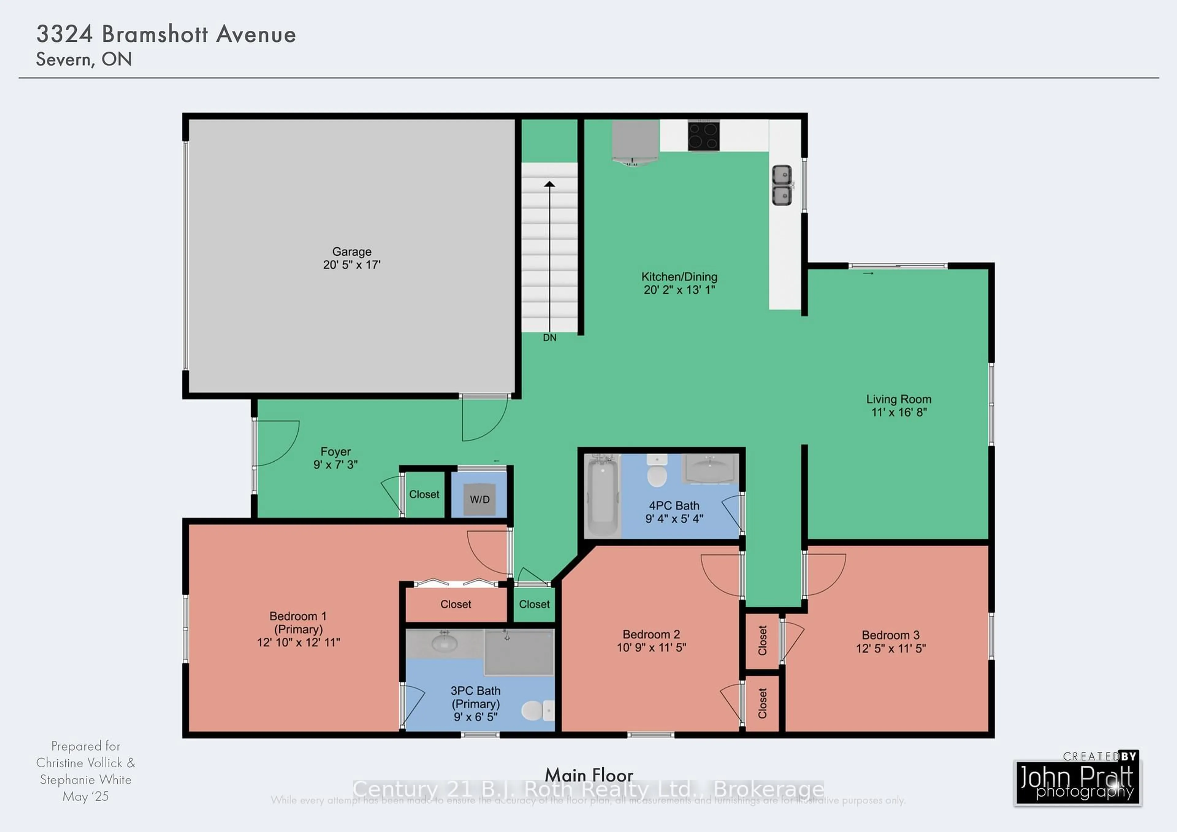 Floor plan for 3324 Bramshott Ave, Severn Ontario L3V 0V9