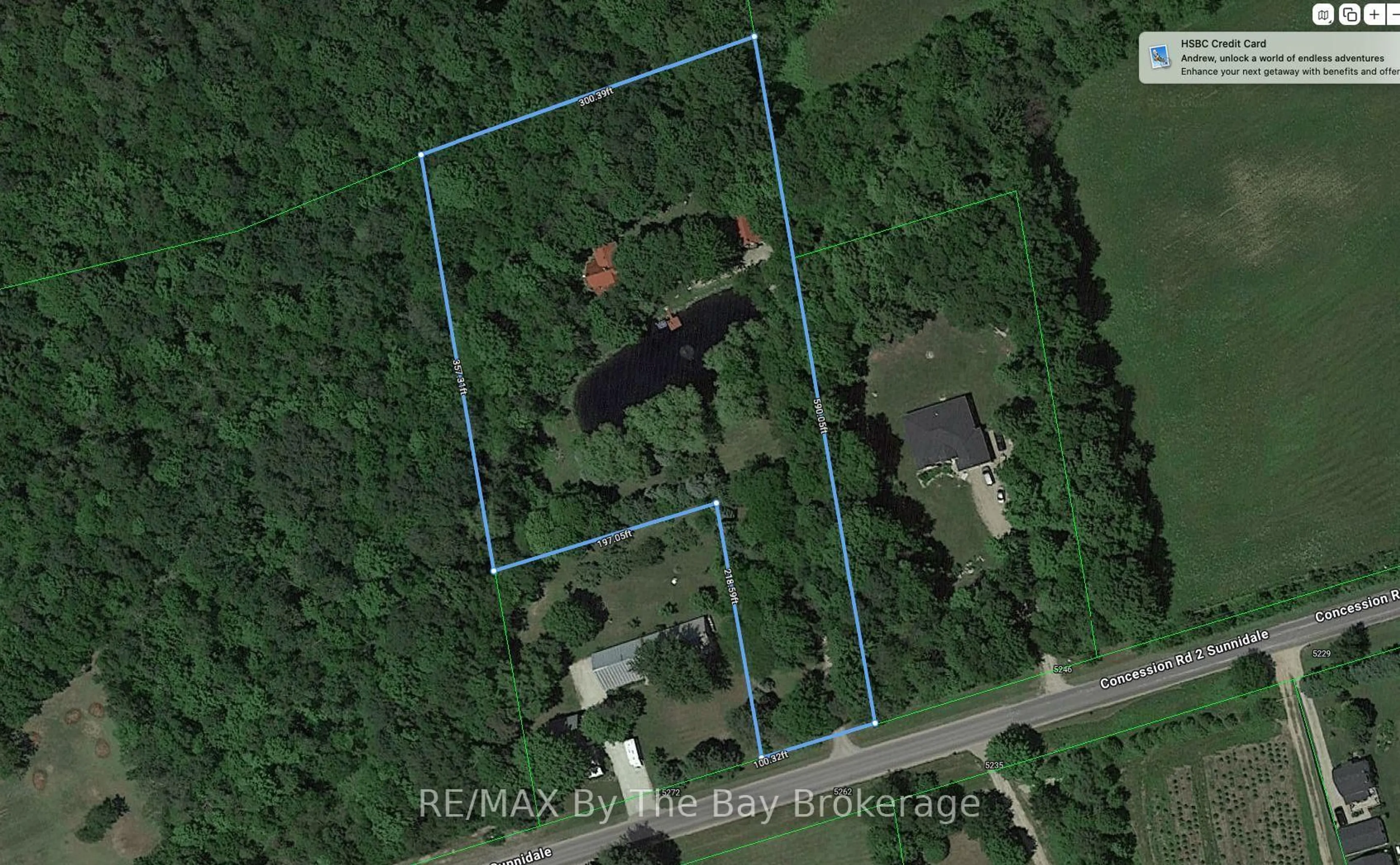 A pic from outside/outdoor area/front of a property/back of a property/a pic from drone, street for 5262 CONC 2 SUNNIDALE, Clearview Ontario L0M 1N0