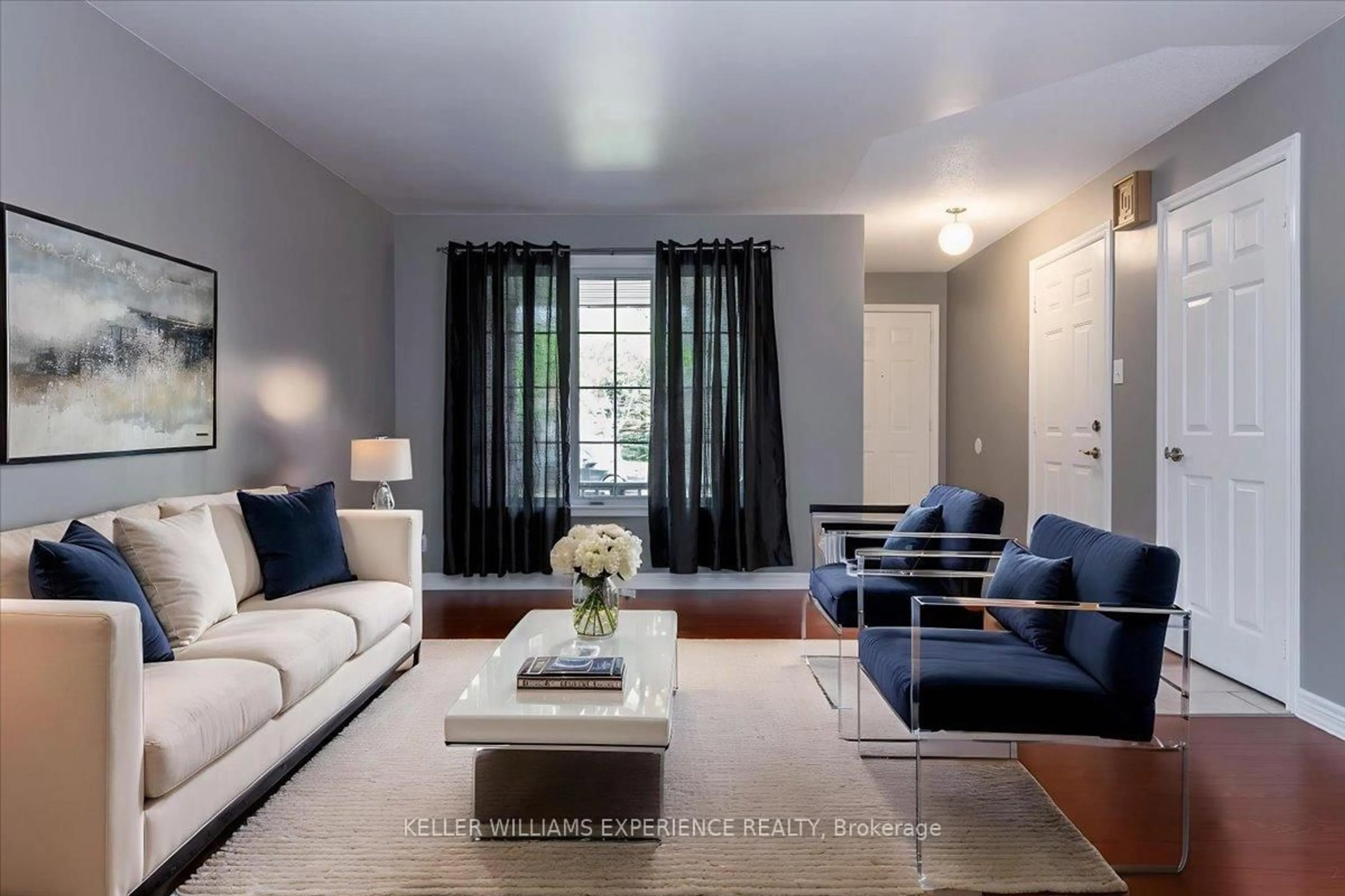 Living room with furniture, unknown for 74 Sundew Dr, Barrie Ontario L4N 9M1