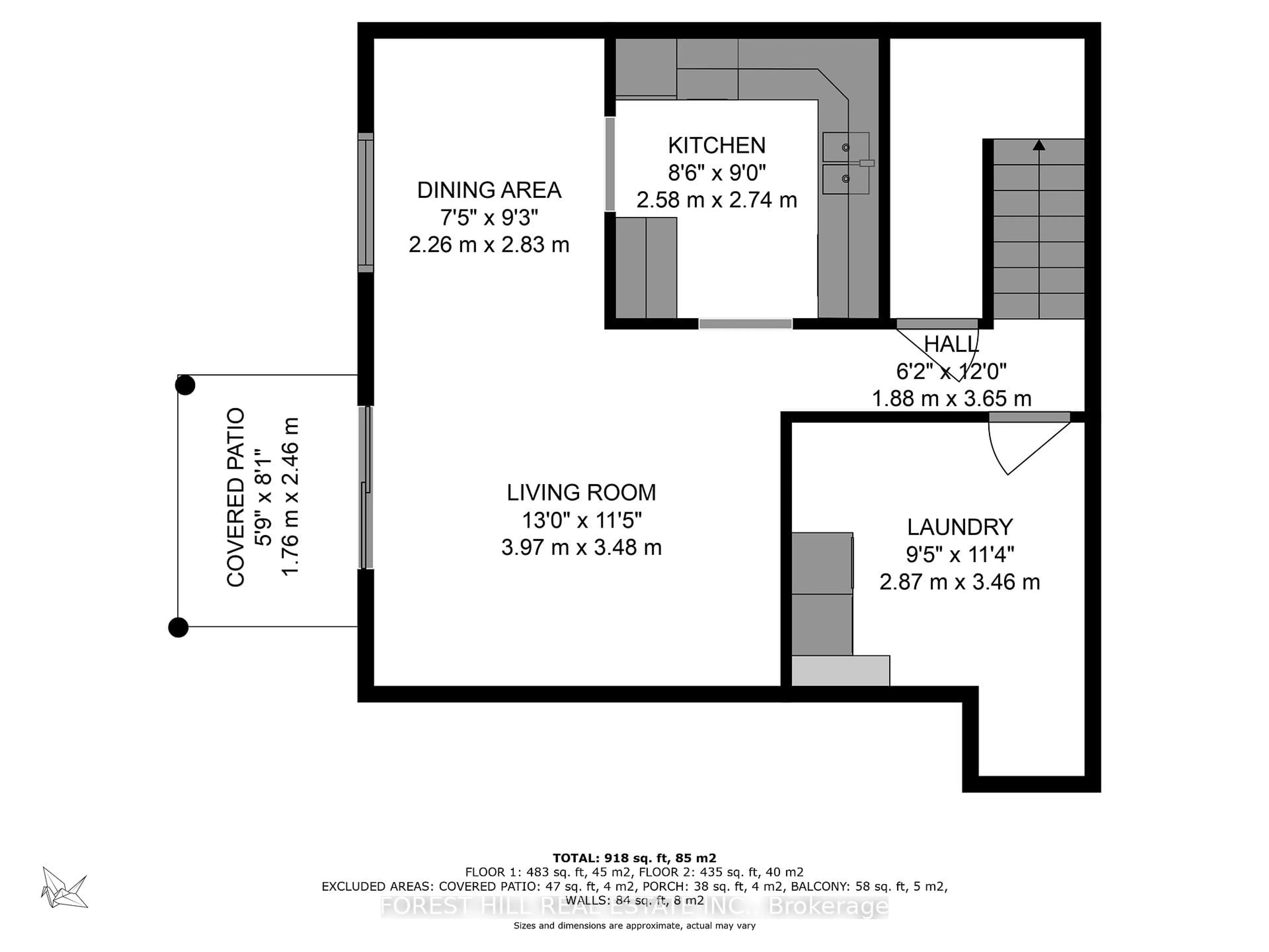 Floor plan for 22 Meadow Lane #4, Barrie Ontario L4N 7K2