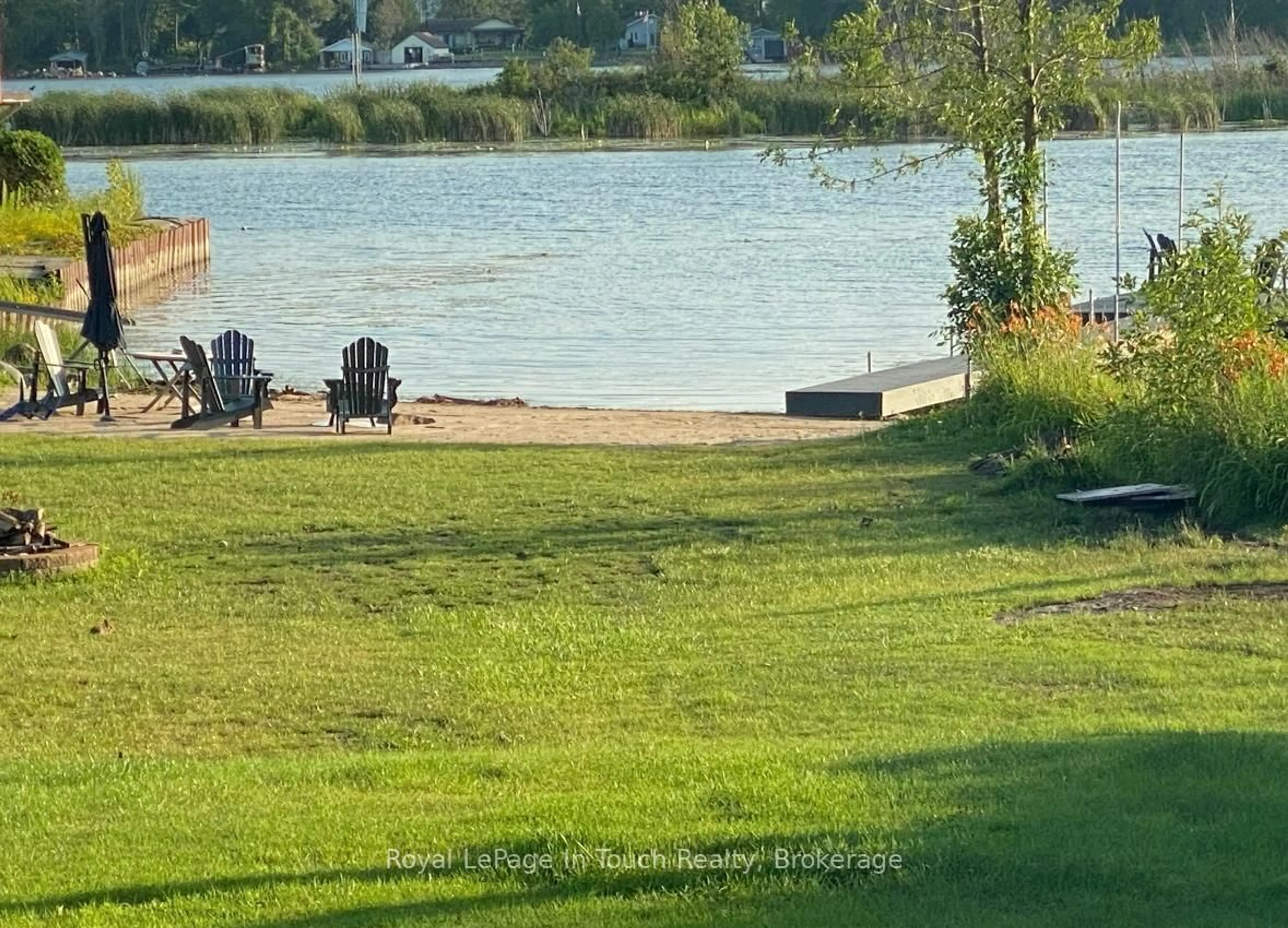 Patio, water/lake/river/ocean view for 164 Duck Bay Rd, Tay Ontario L0K 2C0