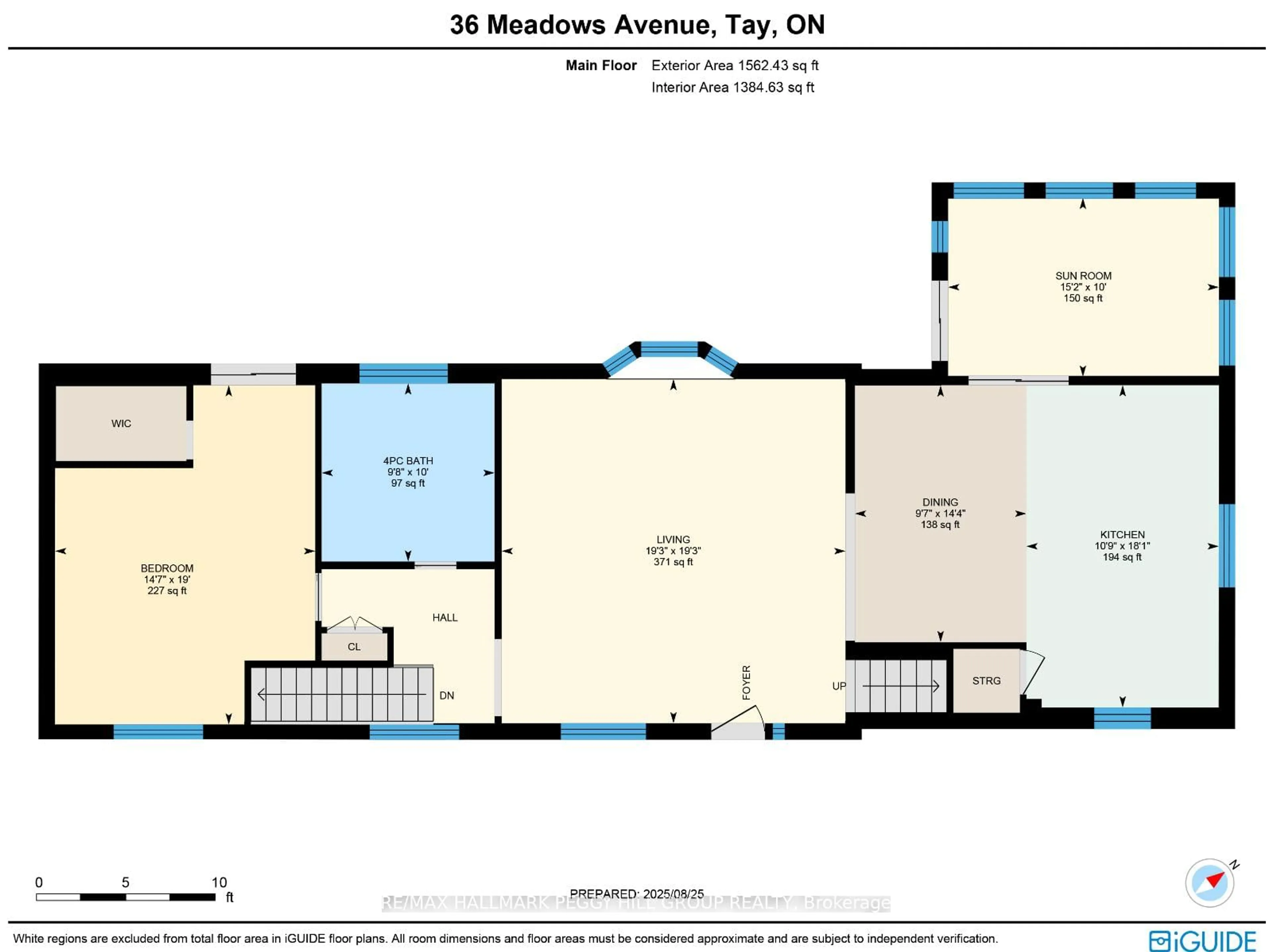 Floor plan for 36 Meadows Ave, Tay Ontario L0K 2C0