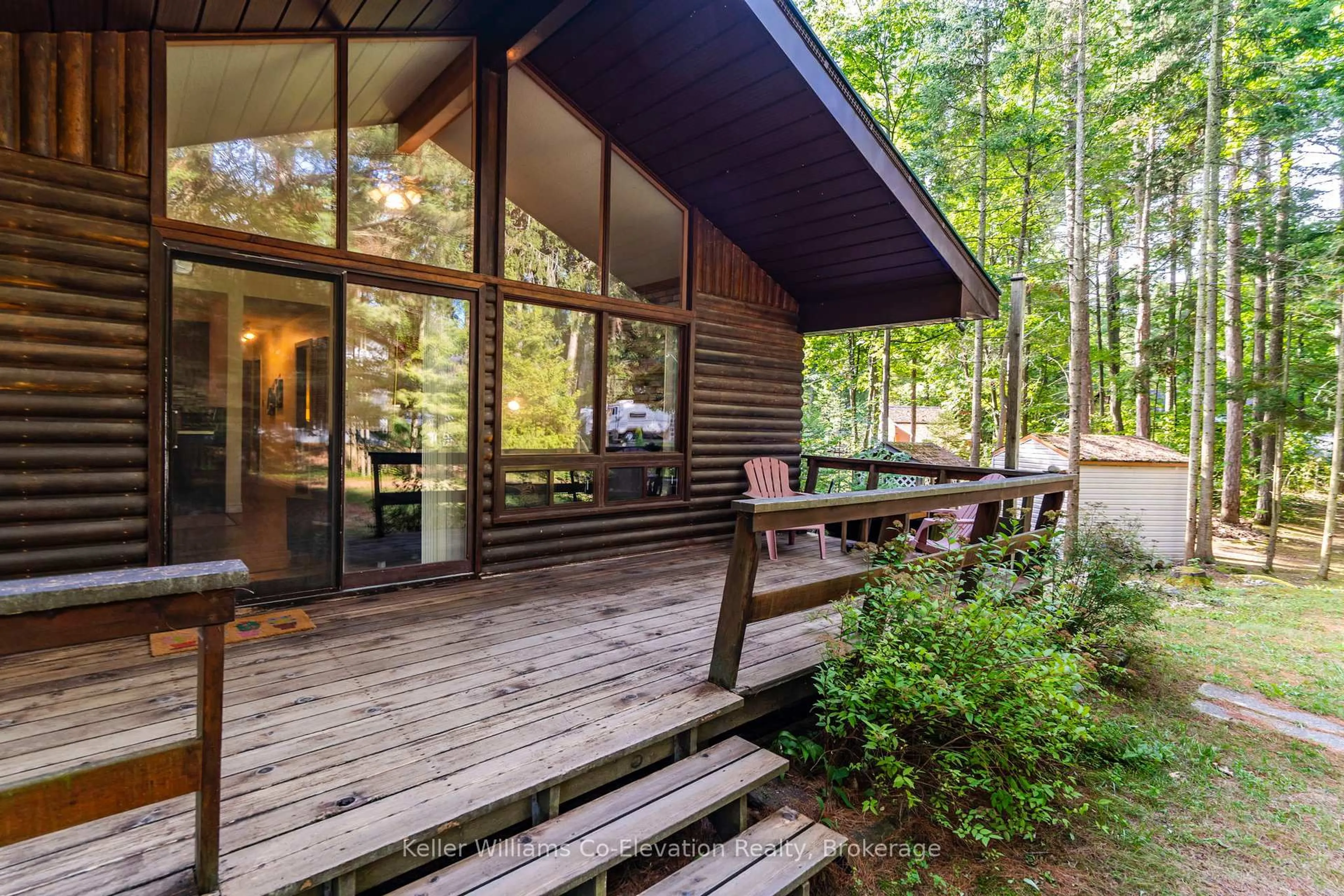 Patio, forest/trees view for 1700 Tiny Beaches Rd, Tiny Ontario L9M 0H2