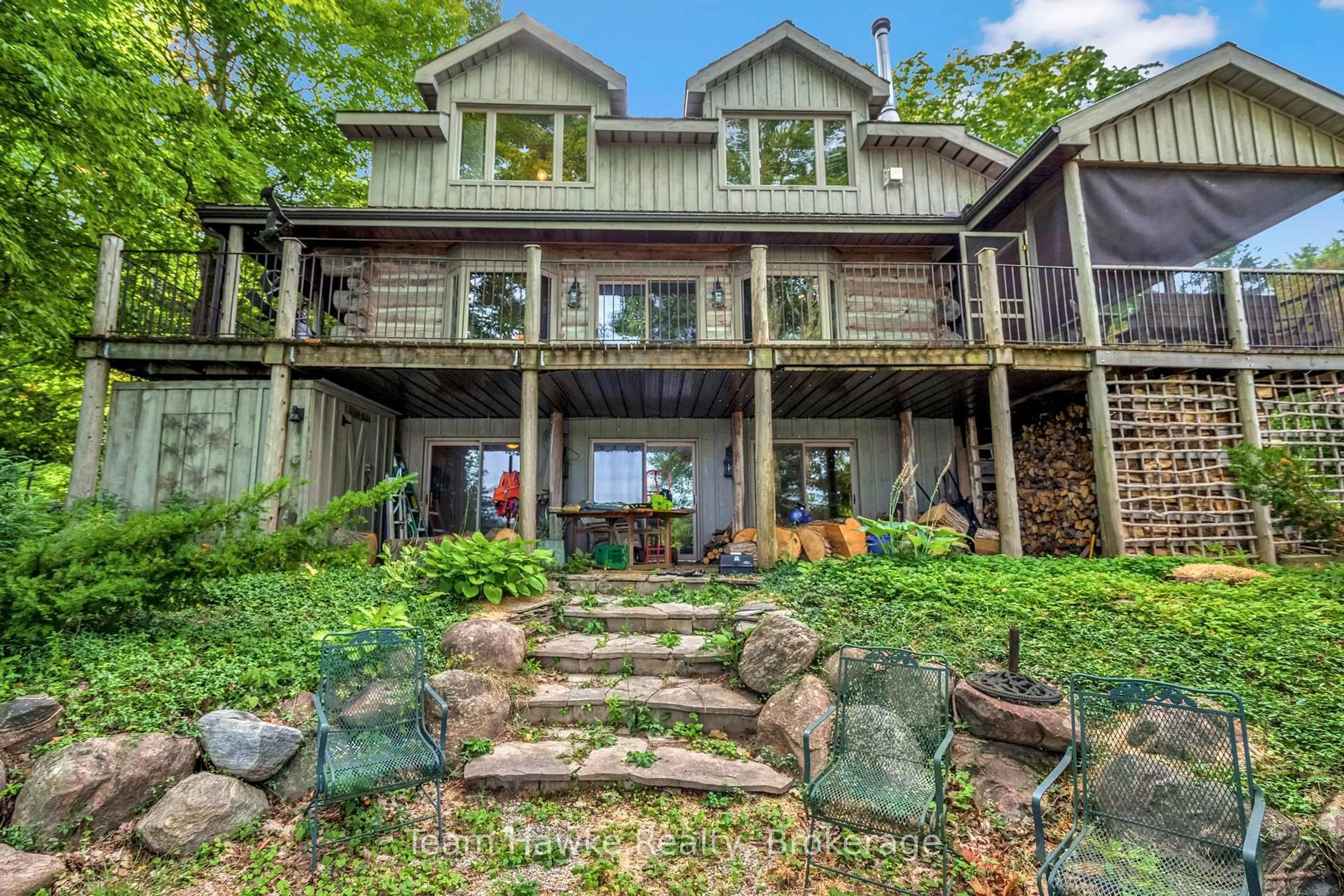 Patio, water/lake/river/ocean view for 968 Sumac Lane, Midland Ontario L4R 4P4