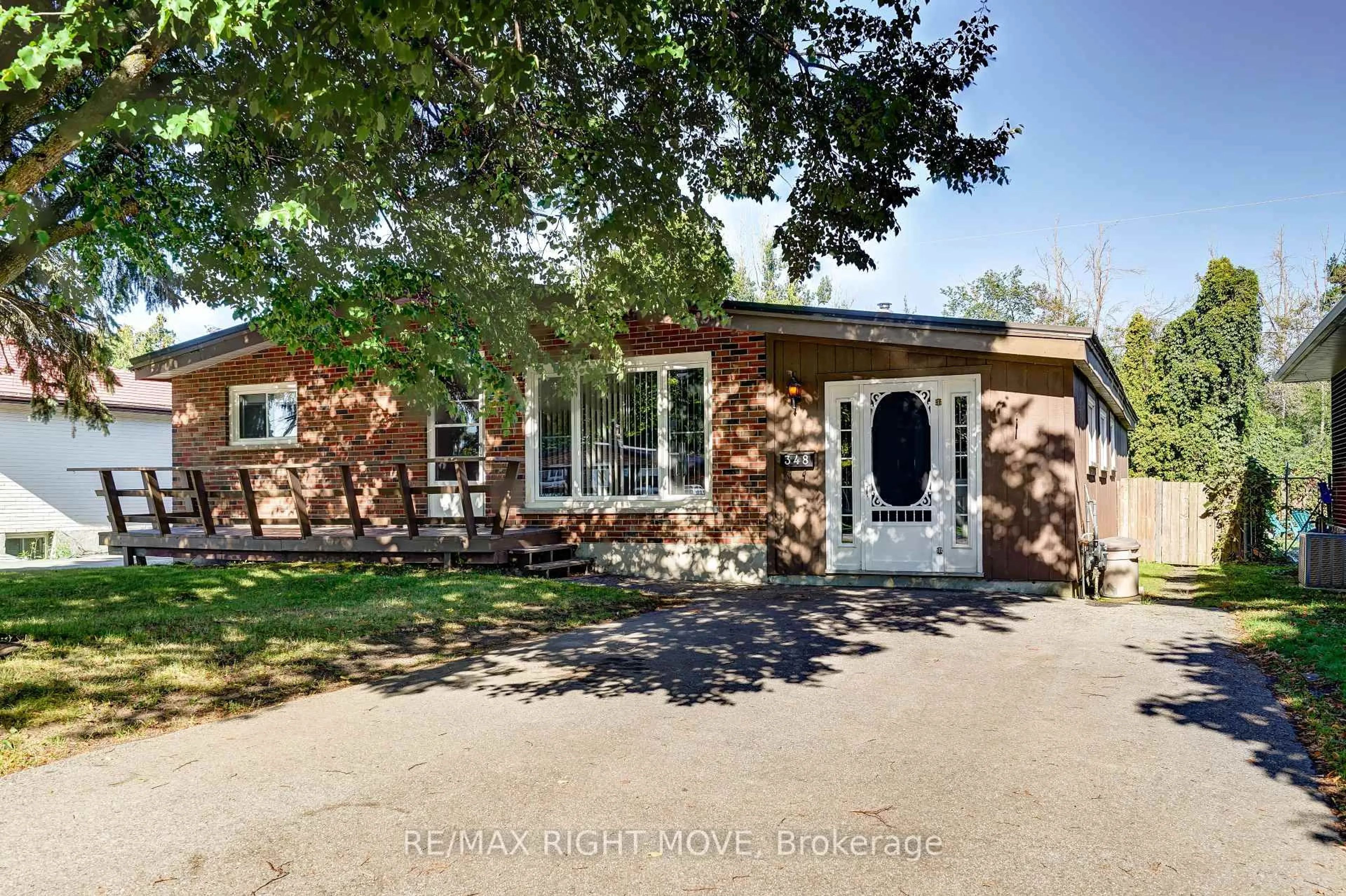 Home with brick exterior material, street for 348 Collins Dr, Orillia Ontario L3V 1E4