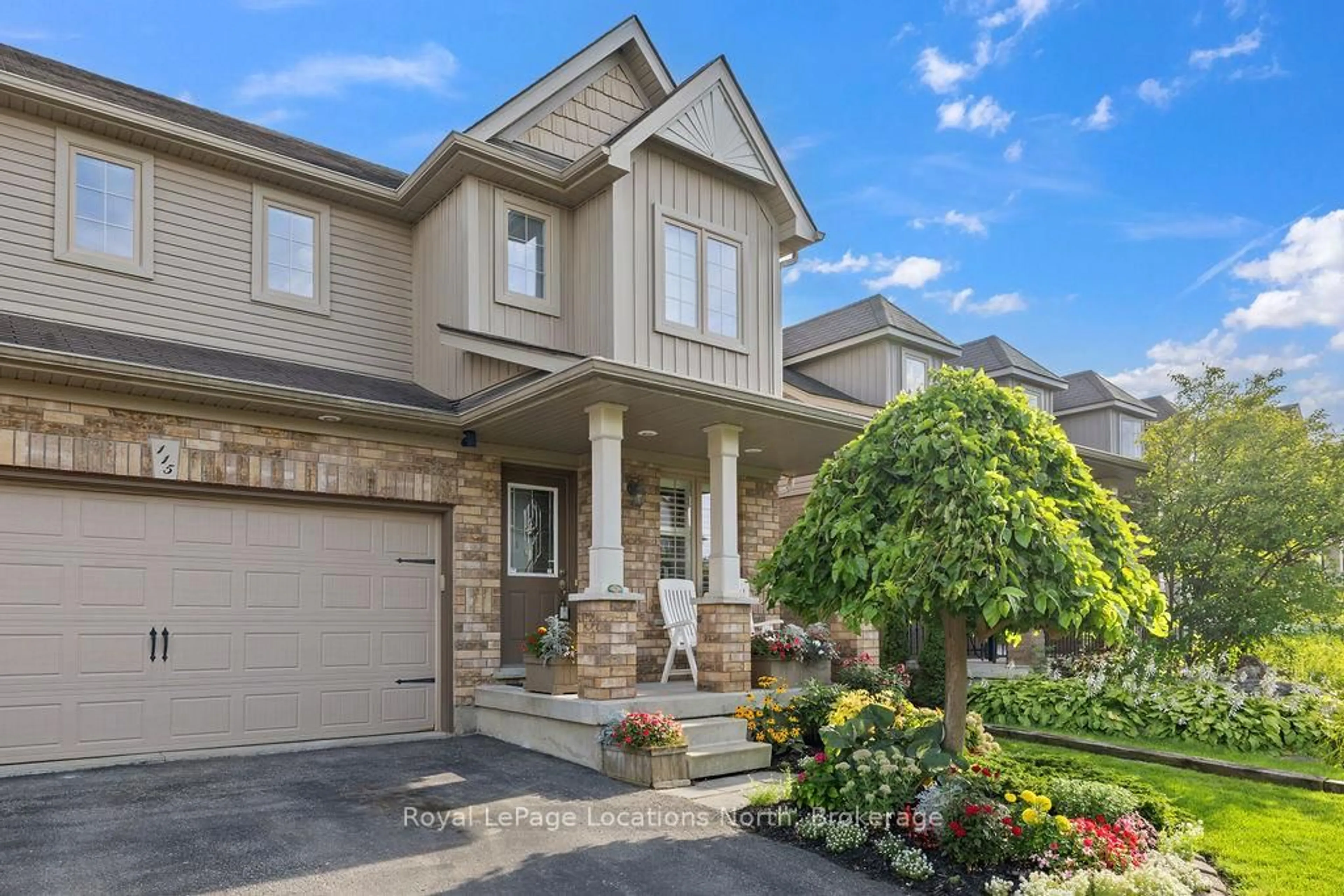 Home with brick exterior material, street for 115 Chamberlain Cres, Collingwood Ontario L9Y 0E6