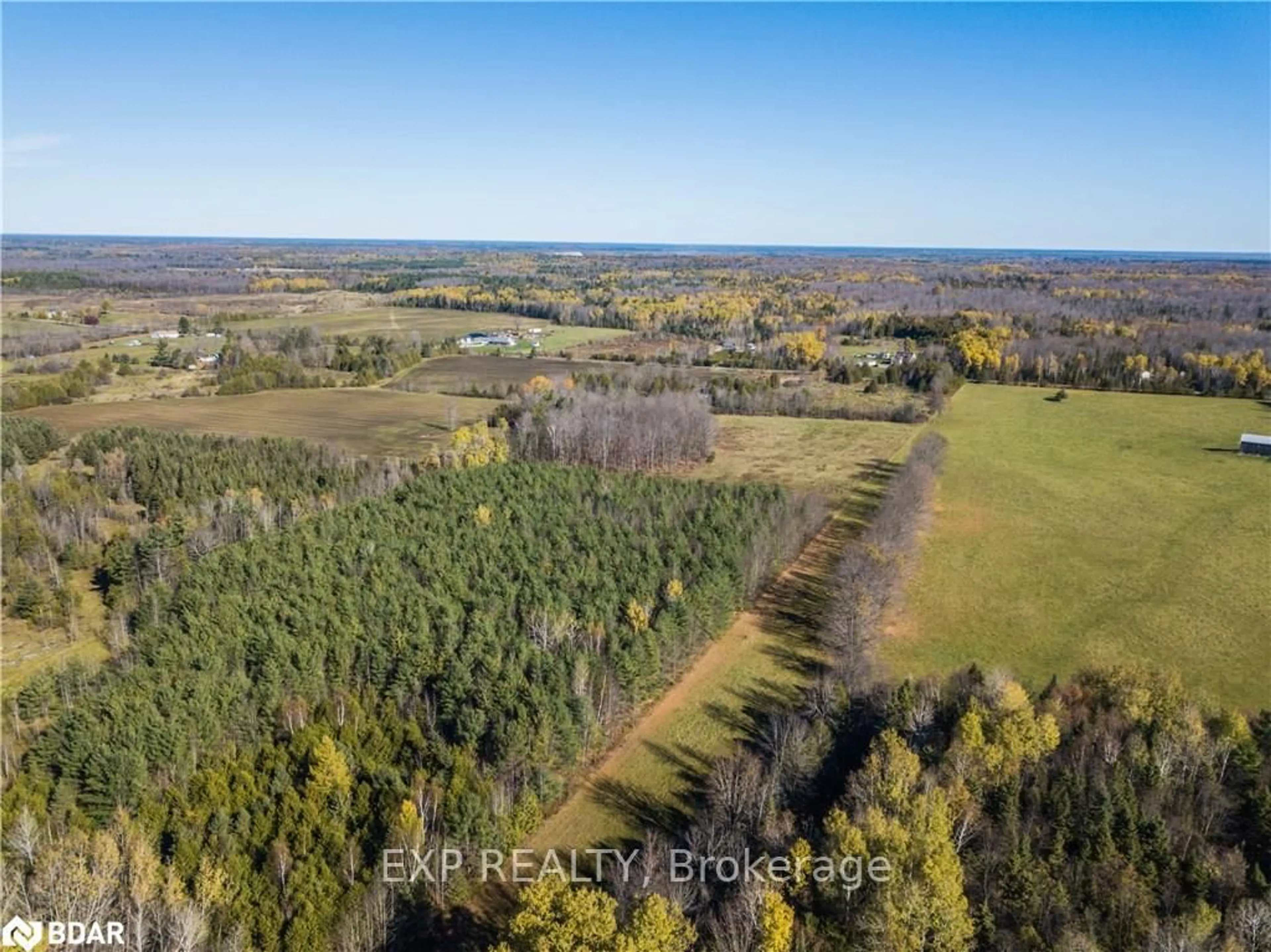 A pic from outside/outdoor area/front of a property/back of a property/a pic from drone, forest/trees view for 2900 Telford Line, Severn Ontario L3V 6R1