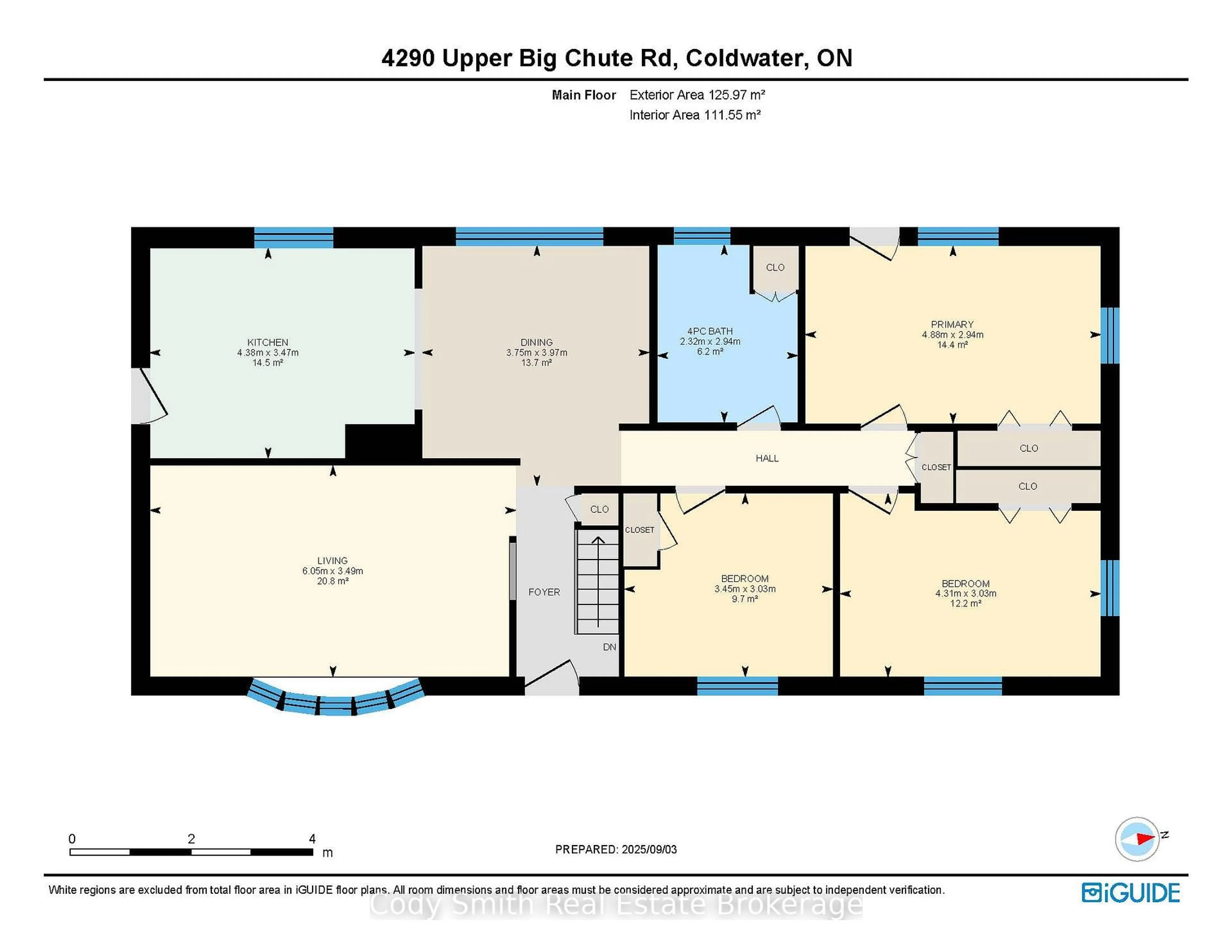 Floor plan for 4290 Upper Big Chute Rd, Severn Ontario L0K 1E0