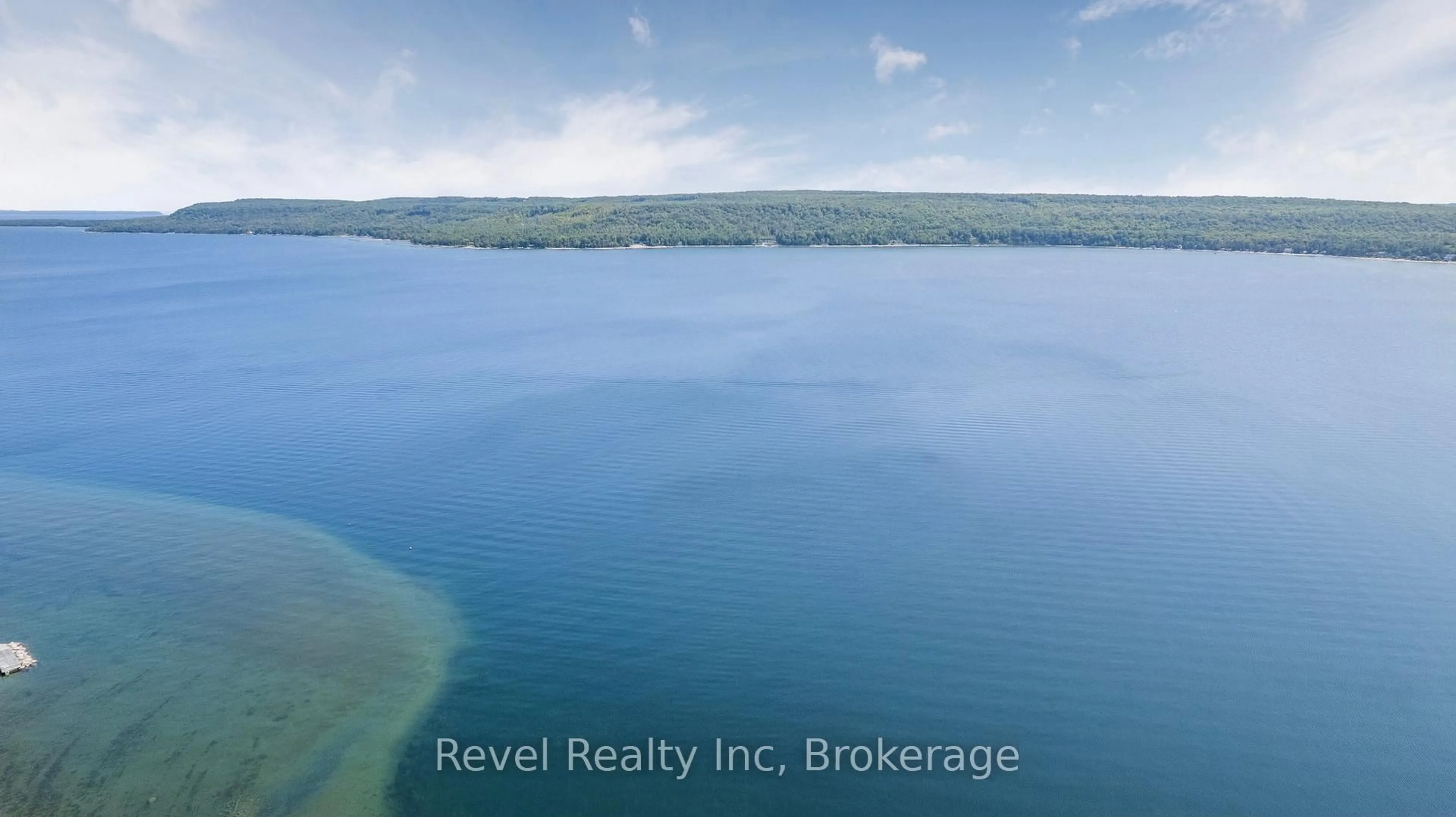A pic from outside/outdoor area/front of a property/back of a property/a pic from drone, water/lake/river/ocean view for 517 Silverbirch Dr, Tiny Ontario L9M 0M5