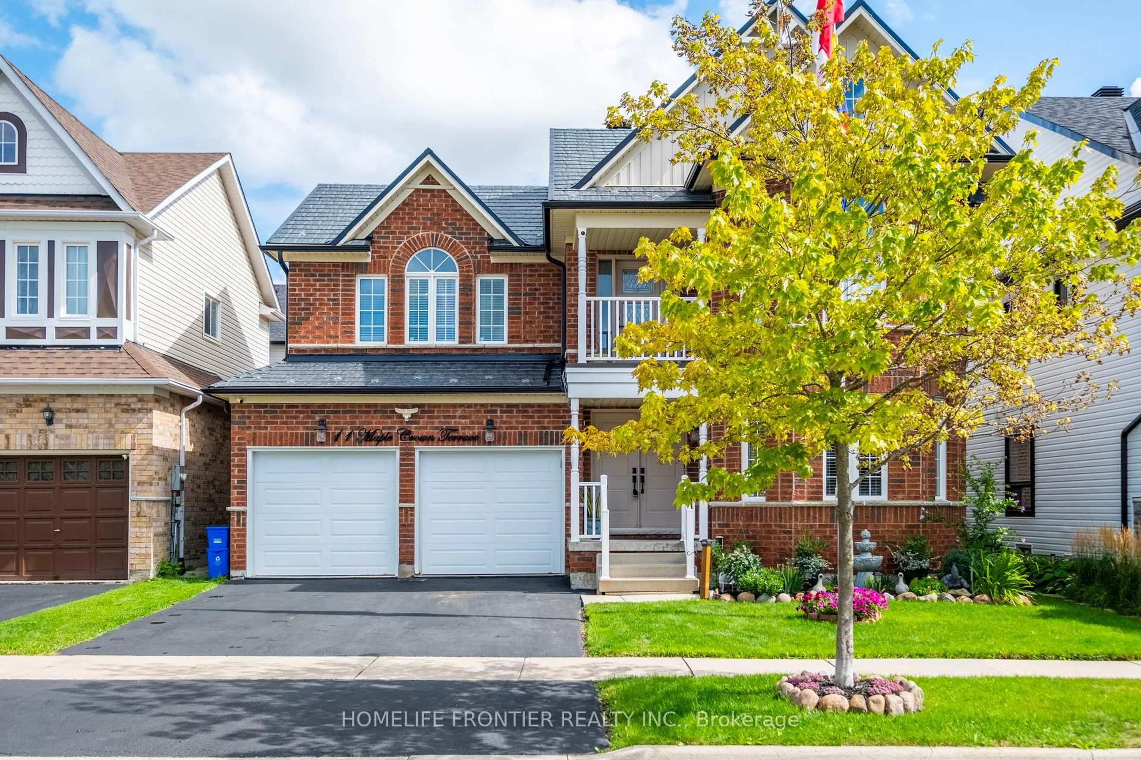 Home with brick exterior material, street for 11 Maple Crown Terr, Barrie Ontario L4M 7H3