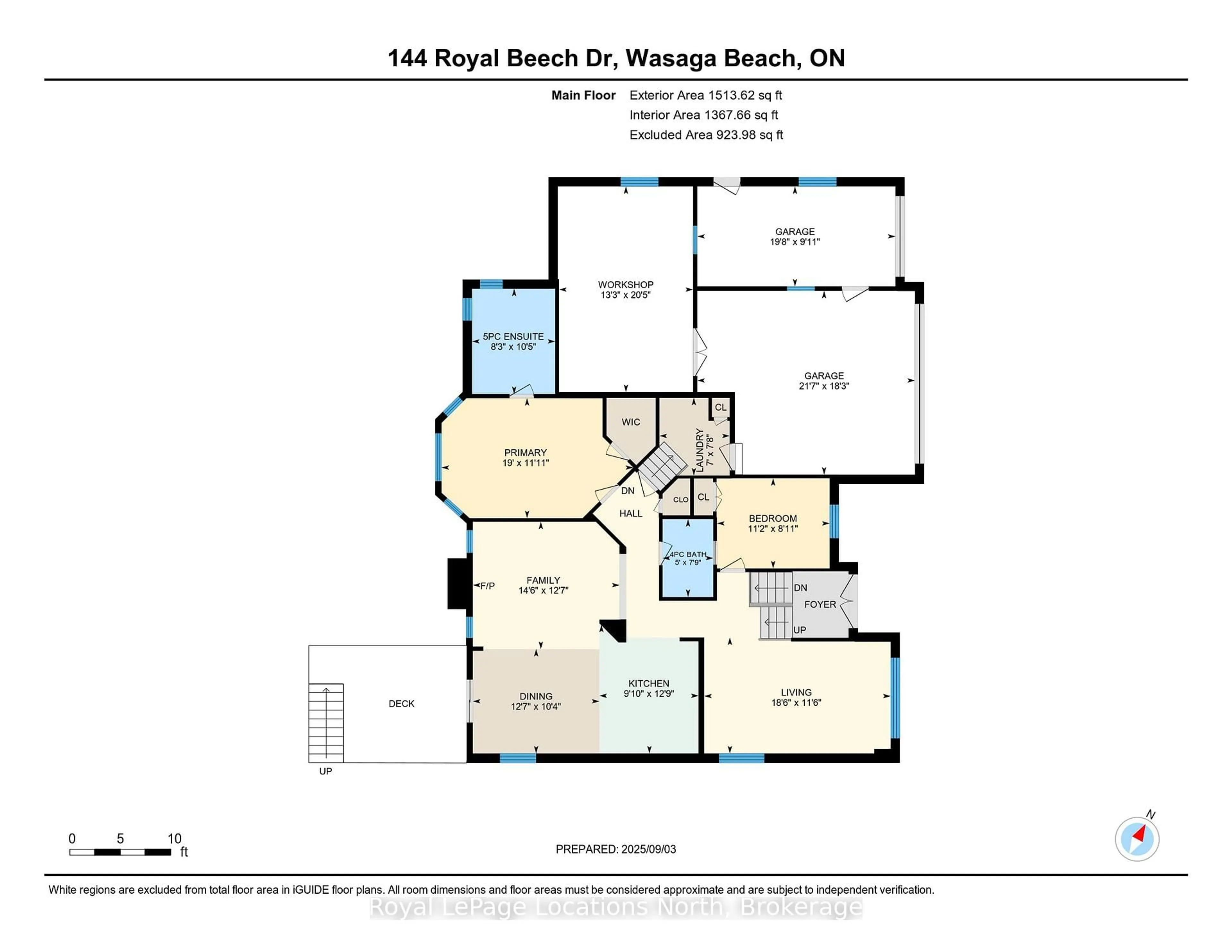 Floor plan for 144 Royal Beech Dr, Wasaga Beach Ontario L9Z 2N3