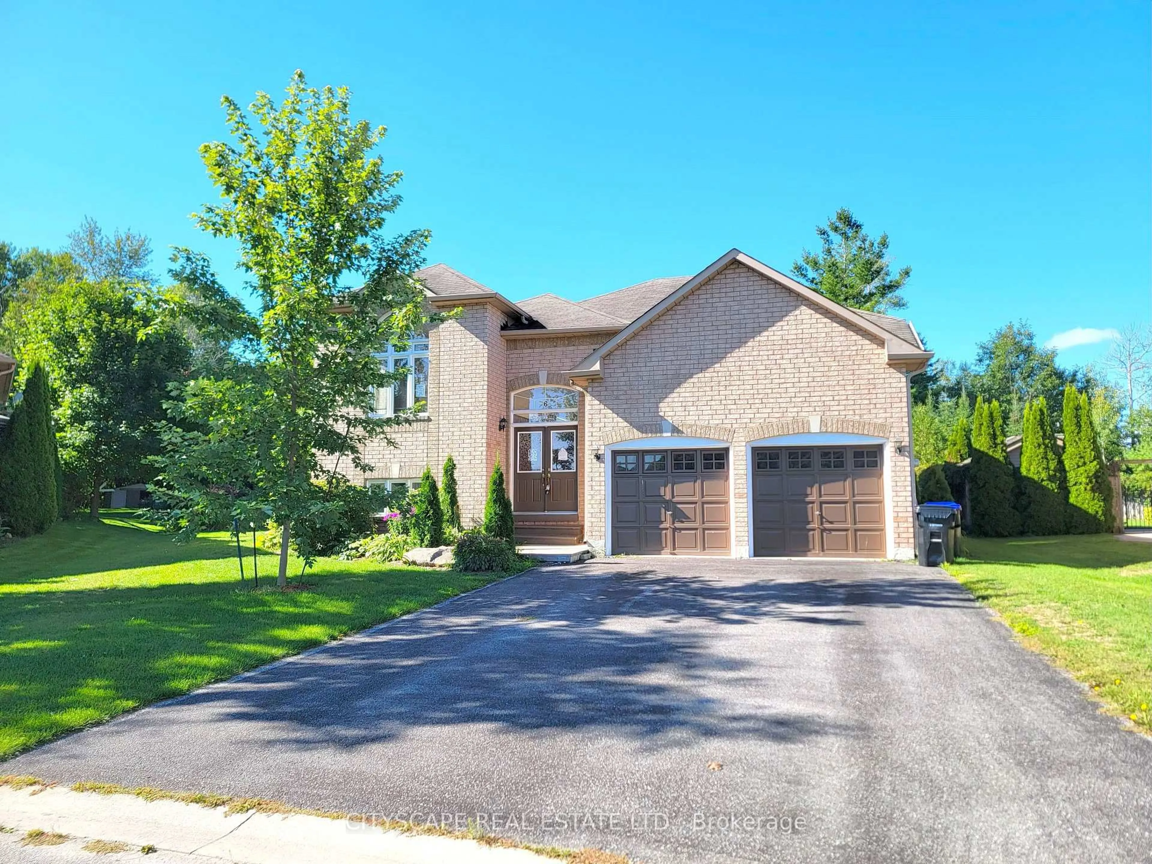 Home with brick exterior material, street for 6 Cherry Sands Cres, Wasaga Beach Ontario L9Z 1P5