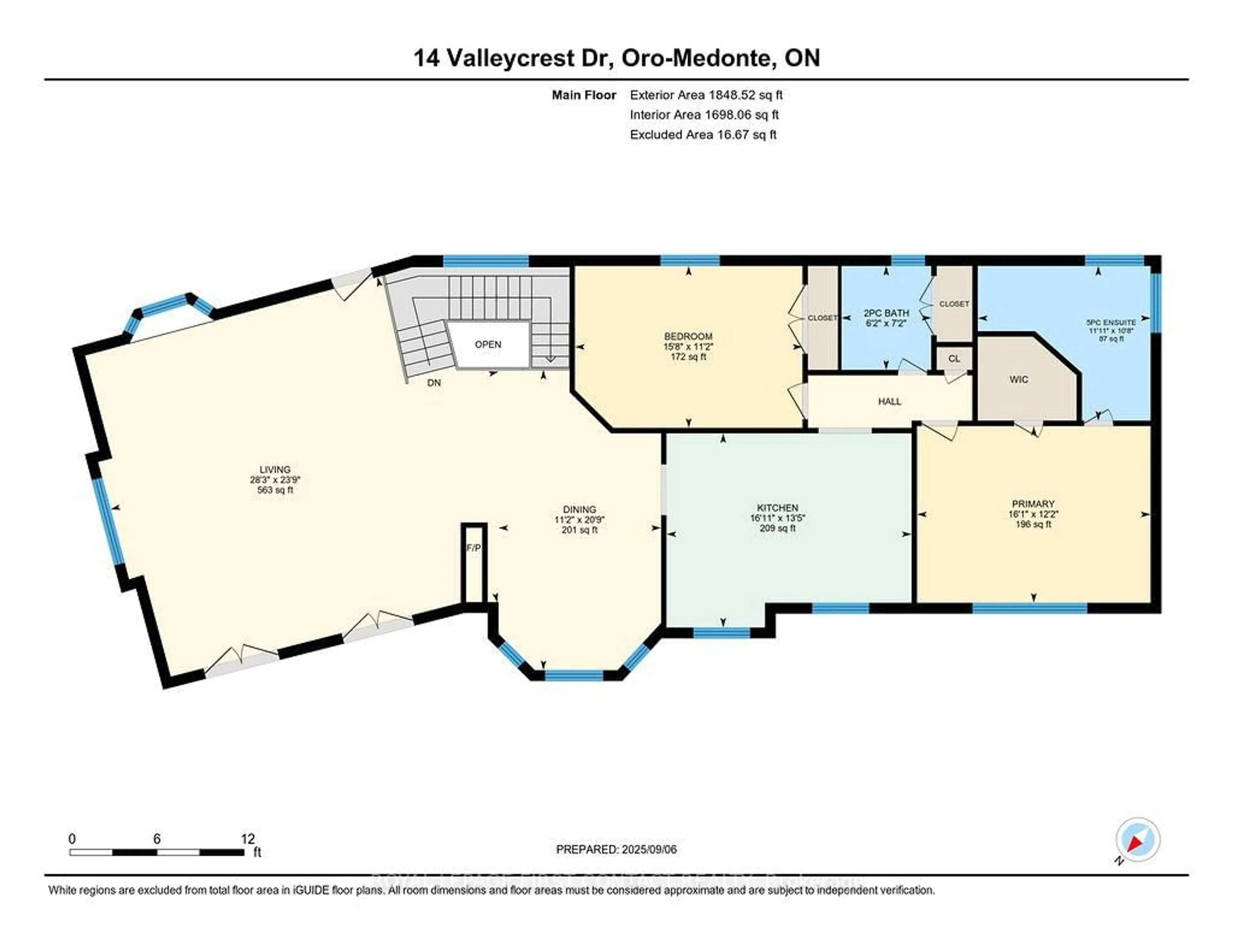 Floor plan for 14 Valleycrest Dr, Oro-Medonte Ontario L0L 2L0