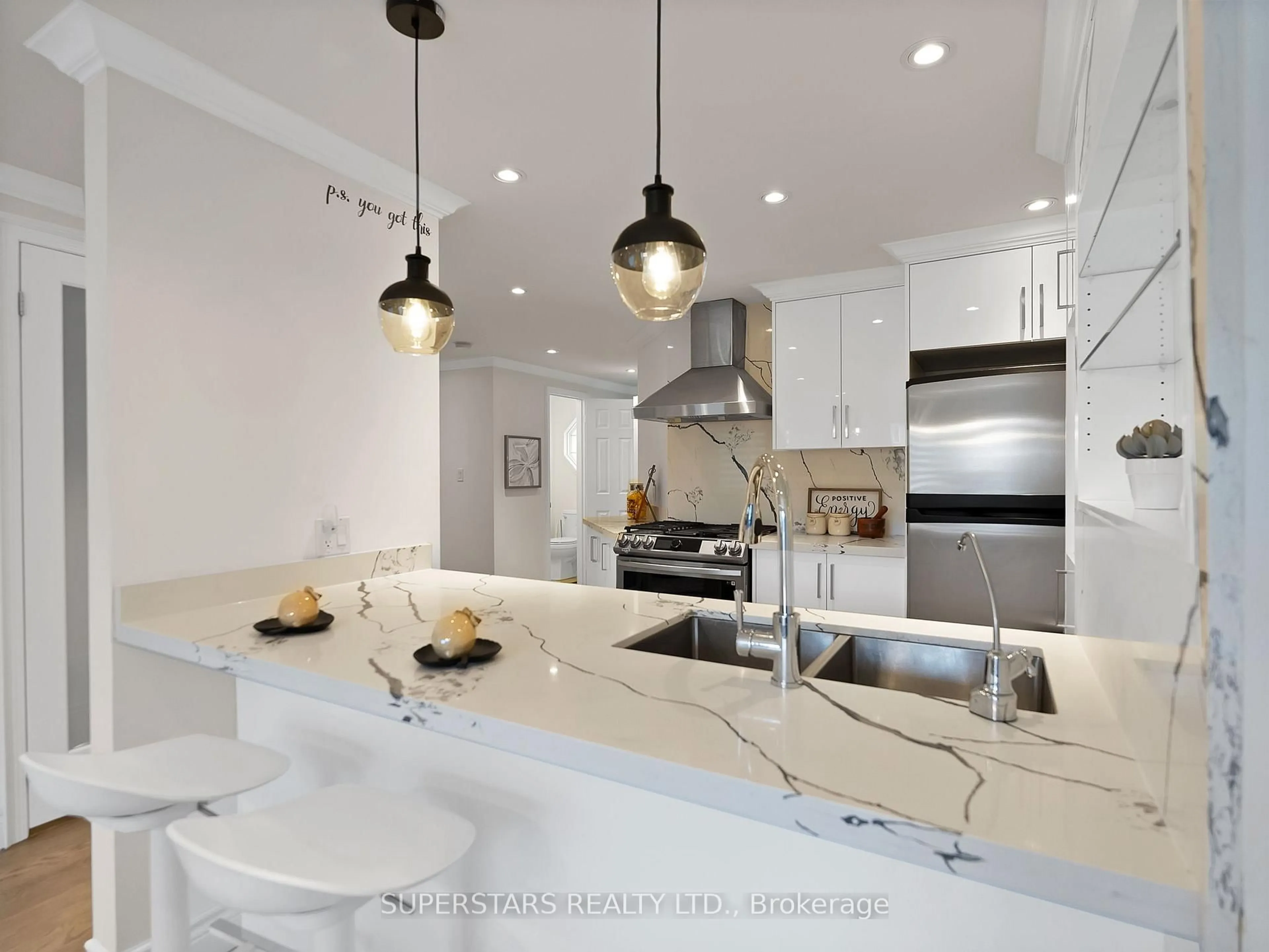 Contemporary kitchen, ceramic/tile floor for 109 Lee Cres, Barrie Ontario L3Z 1A8
