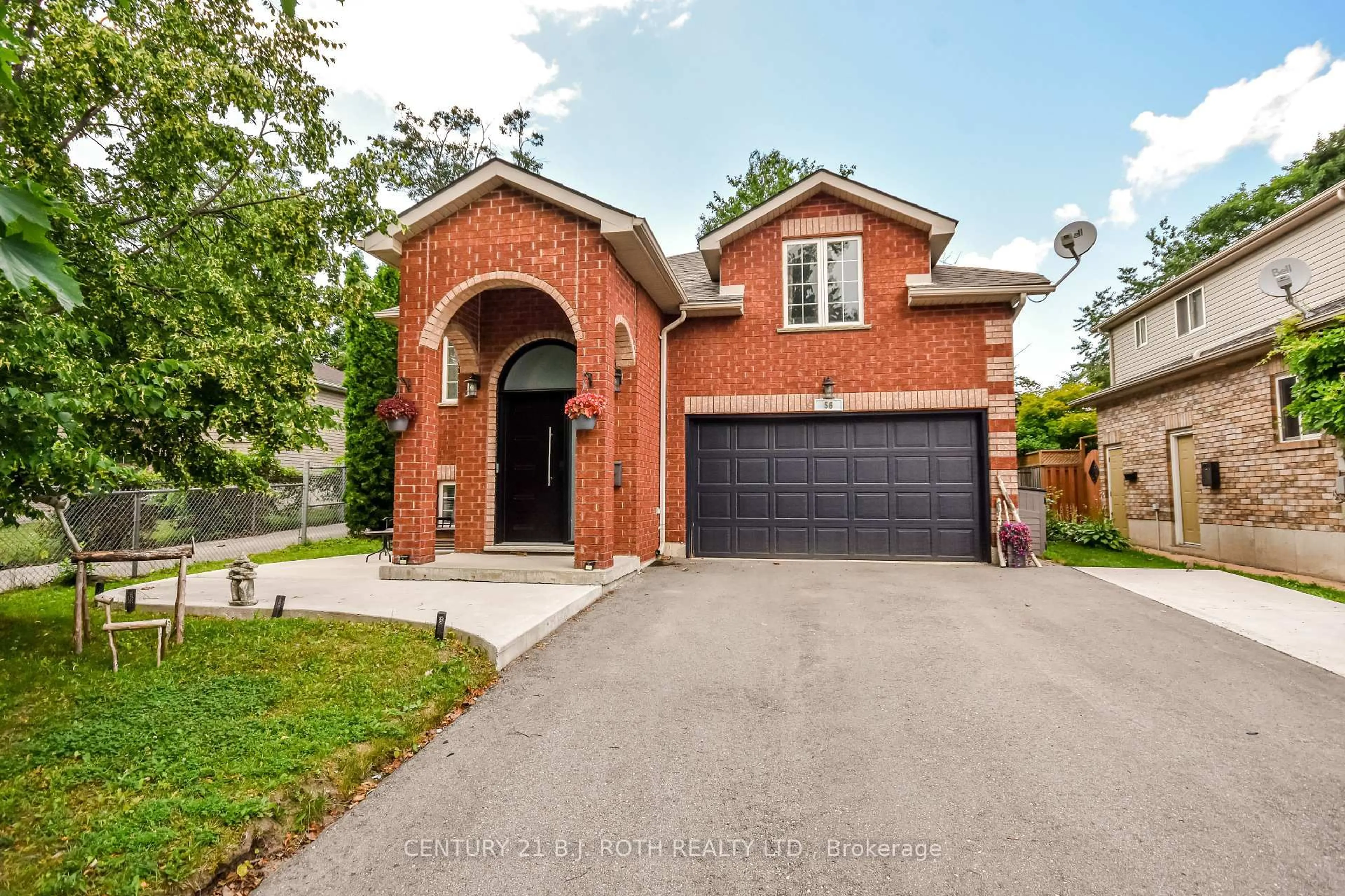 Home with brick exterior material, street for 56 Monique Cres, Barrie Ontario L4M 6Y4