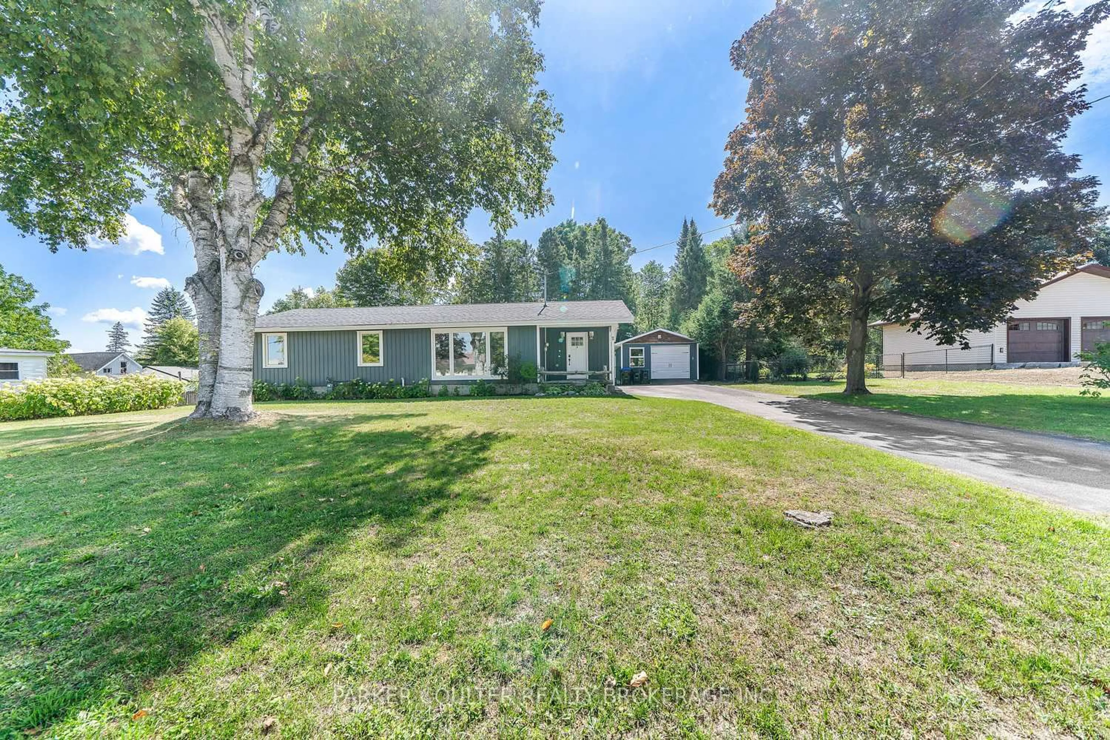 Home with vinyl exterior material, street for 11 Albert St, Springwater Ontario L0L 1V0
