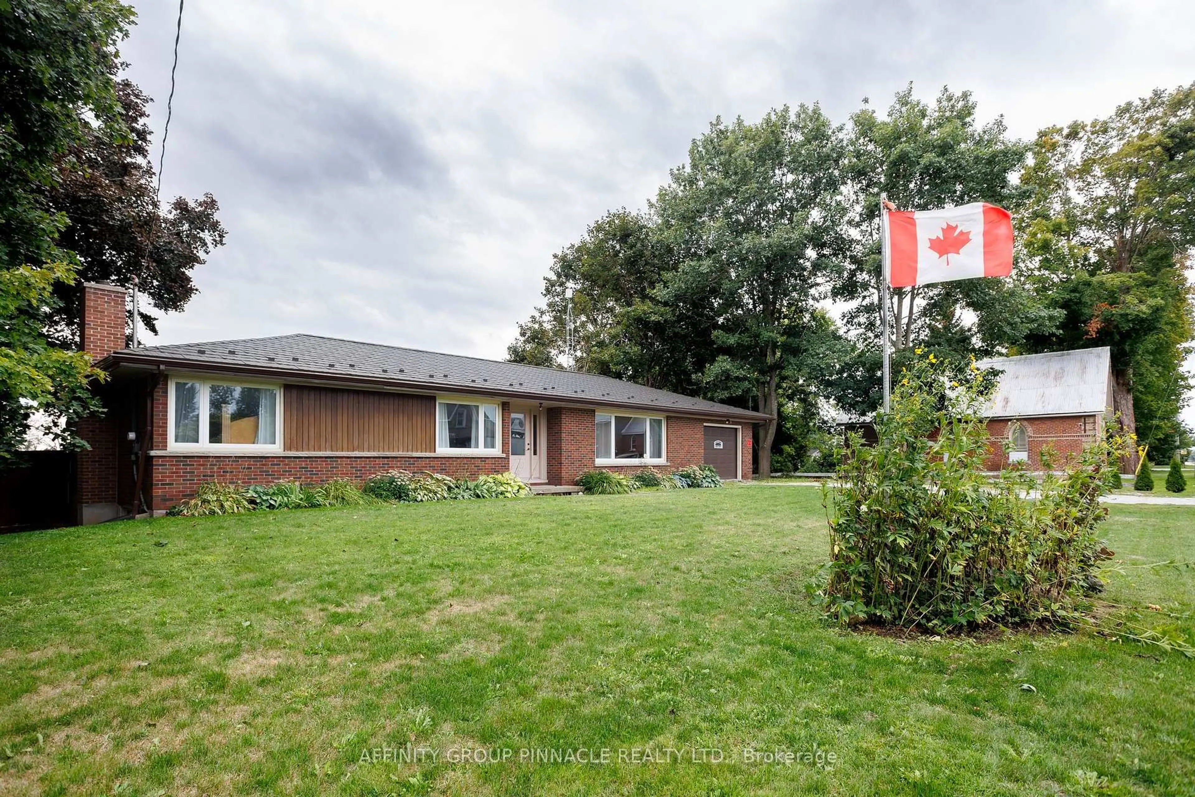 Home with brick exterior material, mountain view for 2173 Concession 10 Rd, Ramara Ontario L0K 1B0